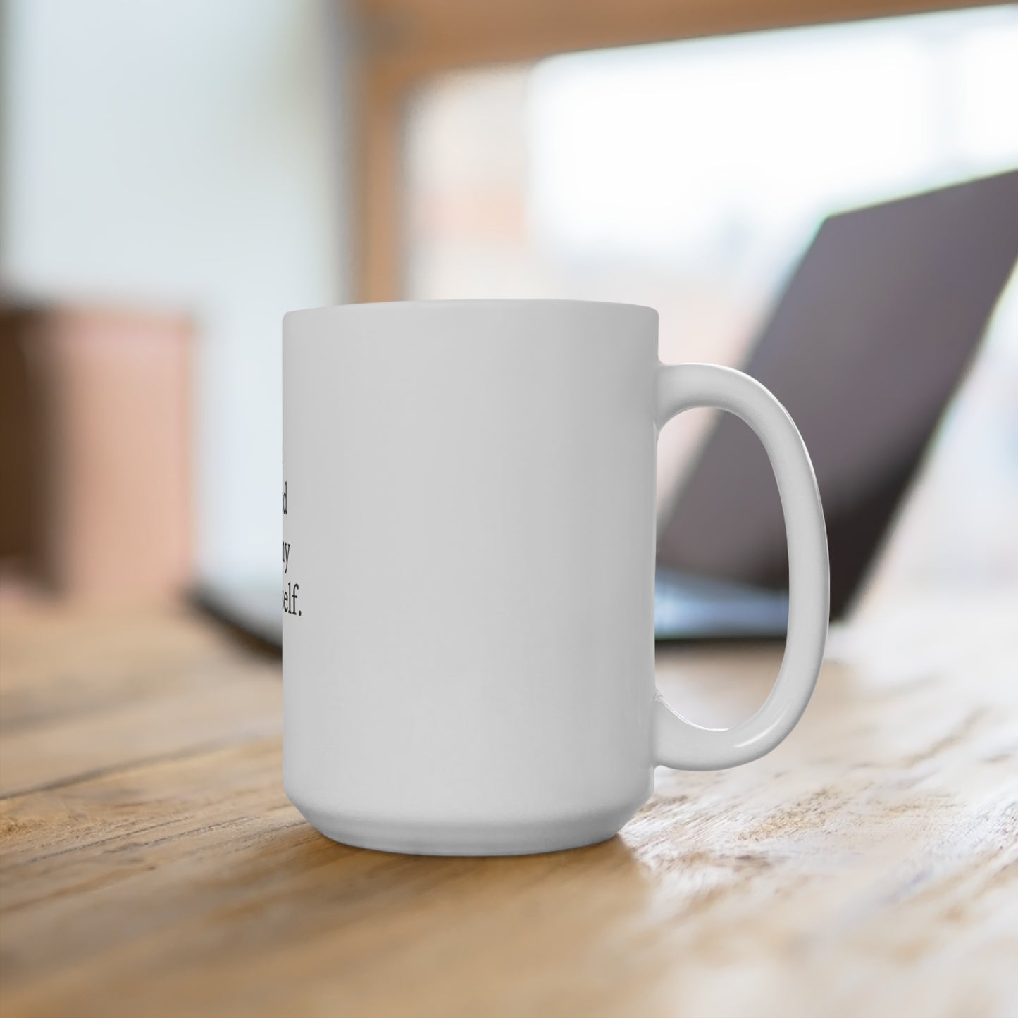 Affirmation Mug — "I am aligned with my highest self." 15oz Inspirational Coffee Cup - HealthandlifestylewChiny