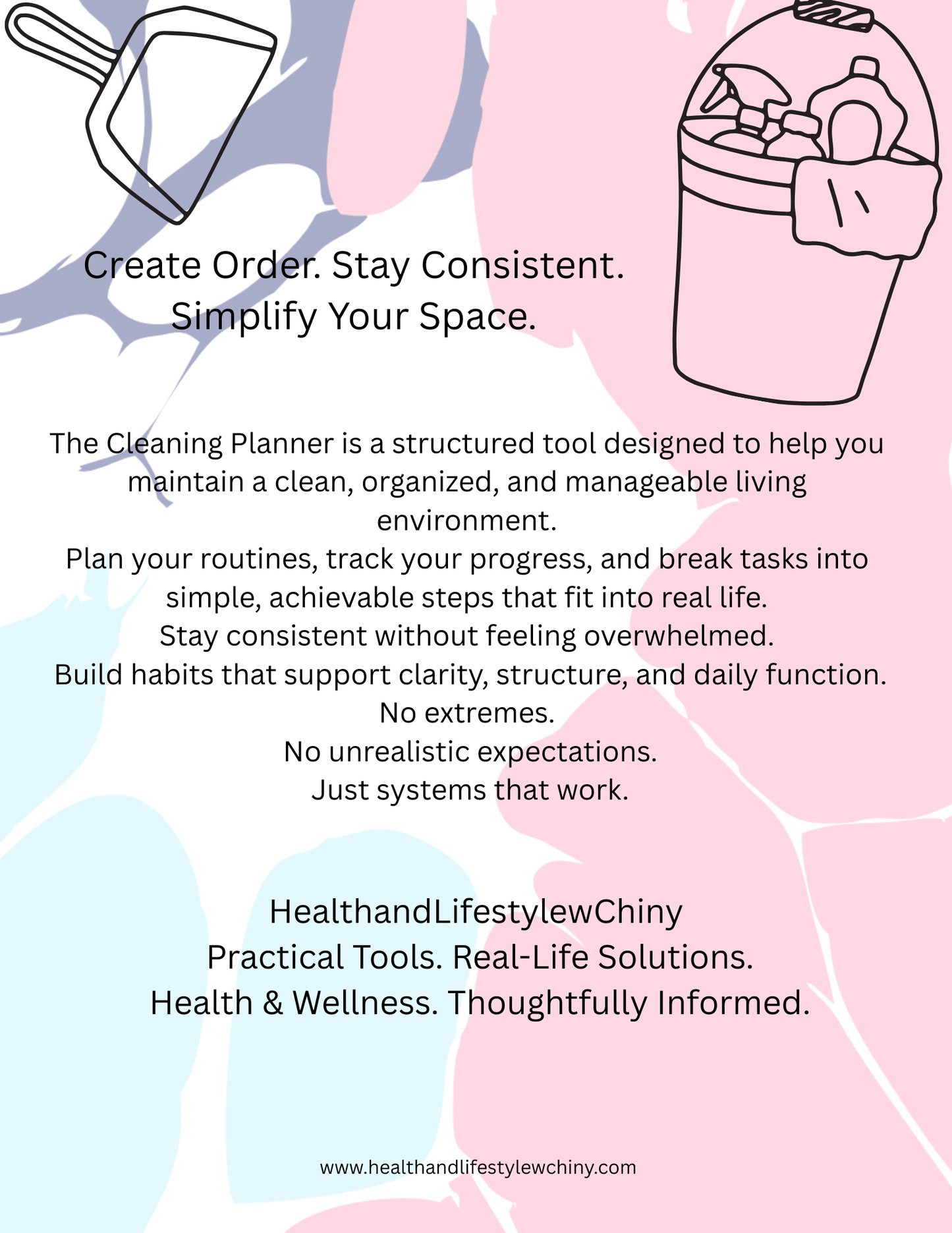 Cleaning Planner – Home Organization & Routine Tracker - HealthandlifestylewChiny