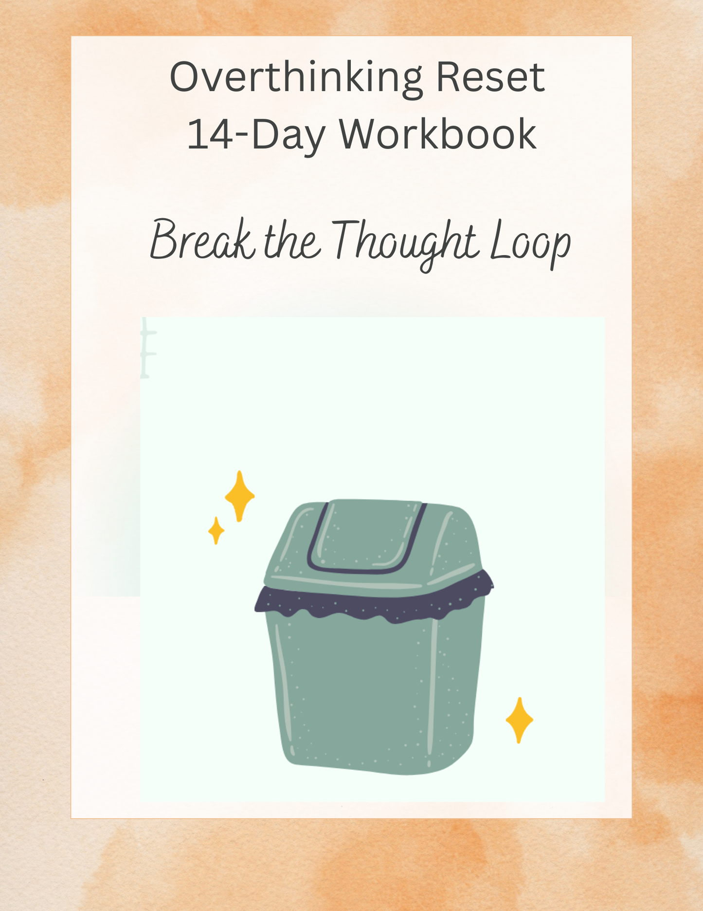 Overthinking Reset – 14-Day Workbook: Break the Thought Loop - HealthandlifestylewChiny