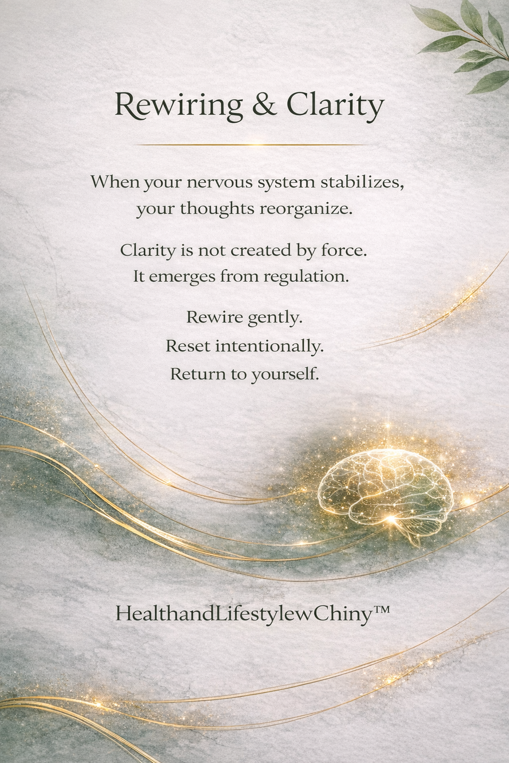 The 10-Minute Nervous System Reset Sheet - HealthandlifestylewChiny