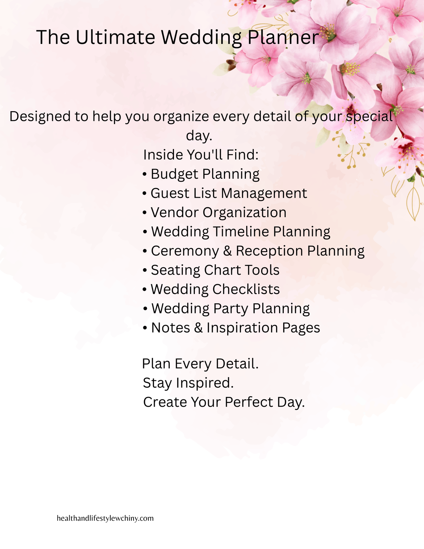 The Ultimate Wedding Planner