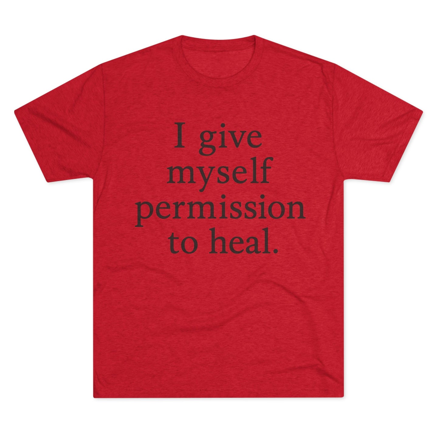 Healing Affirmation T‑Shirt — "I give myself permission to heal." - HealthandlifestylewChiny