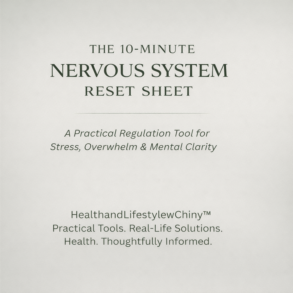 The 10-Minute Nervous System Reset Sheet - HealthandlifestylewChiny