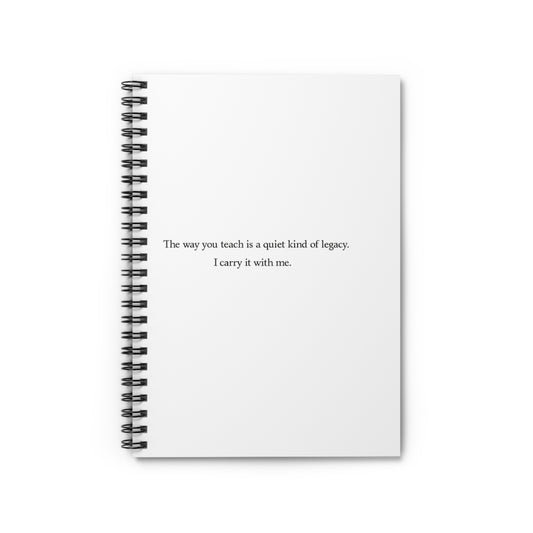 Spiral Notebook - Ruled Line
