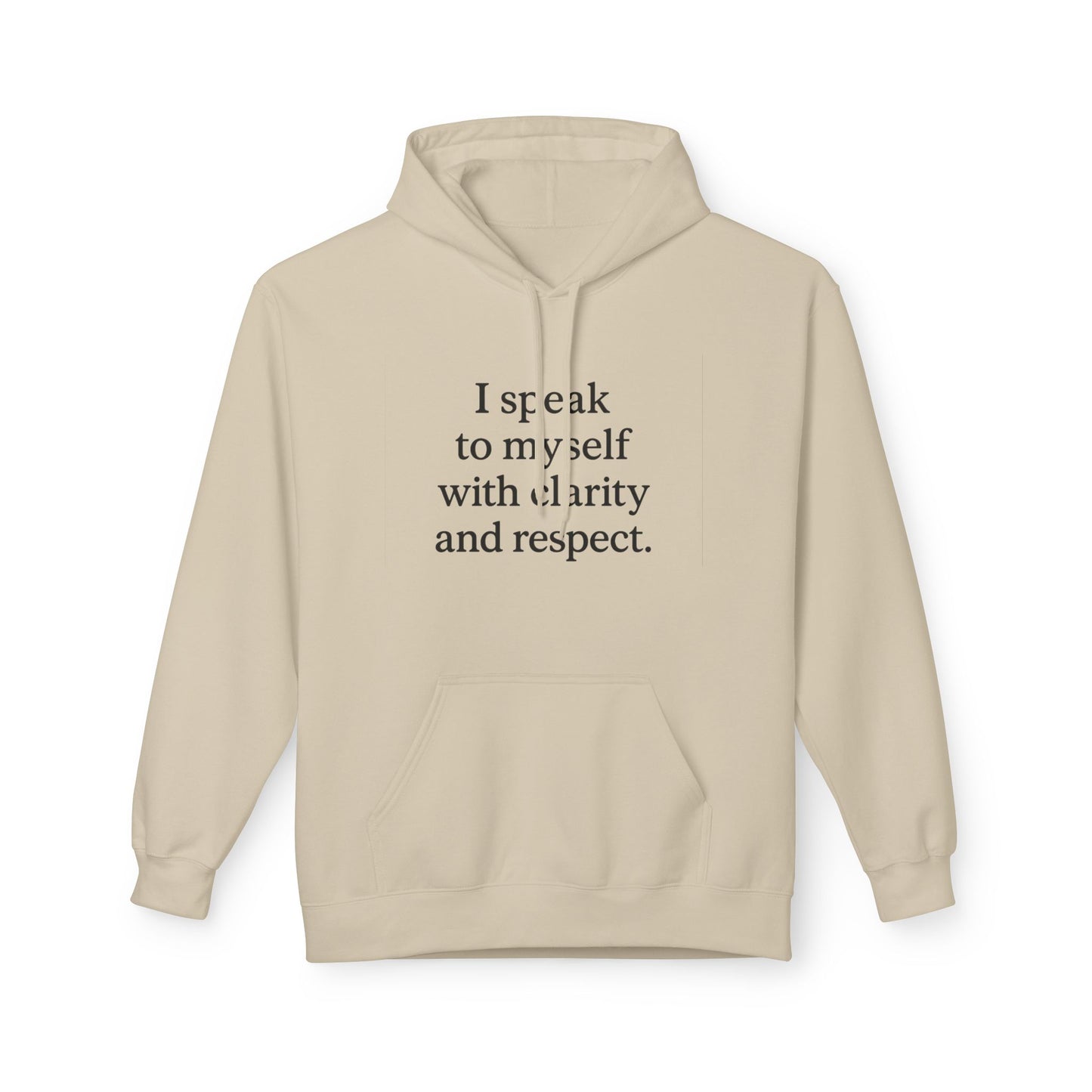 I Speak to Myself Hoodie — Self-Talk Affirmation Pullover - HealthandlifestylewChiny