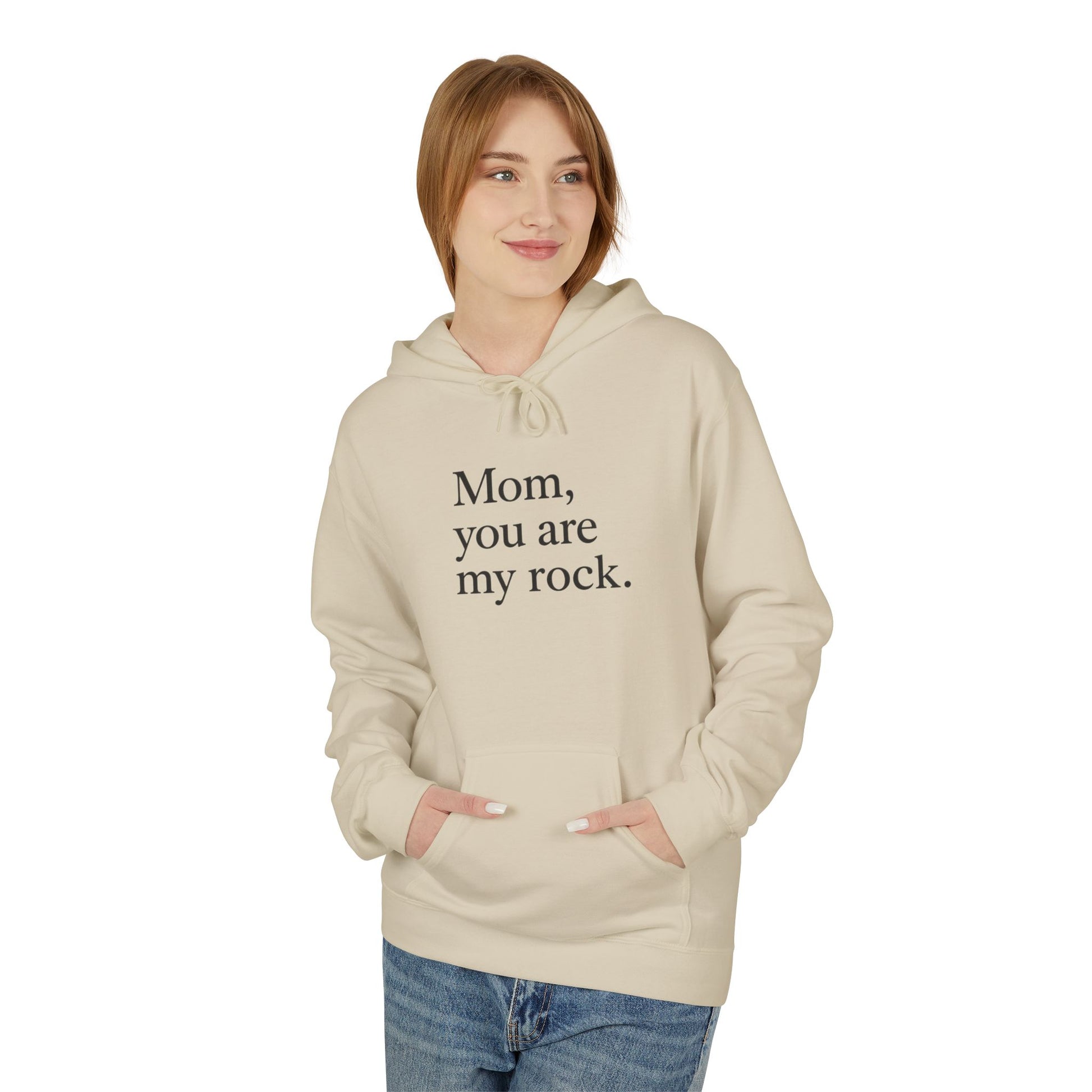 Mom, You Are My Rock Hoodie — Mother's Day Sentimental Pullover - HealthandlifestylewChiny