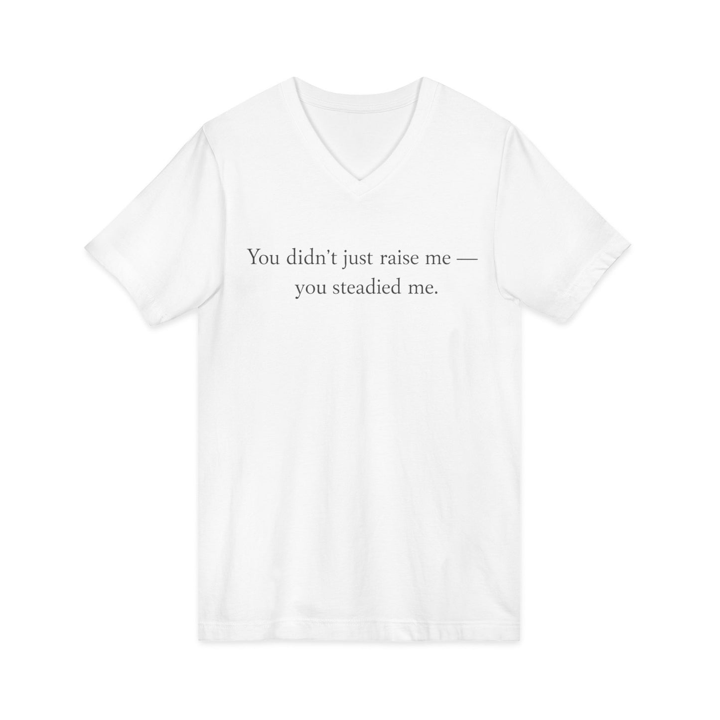 Unisex Jersey Short Sleeve V-Neck Tee