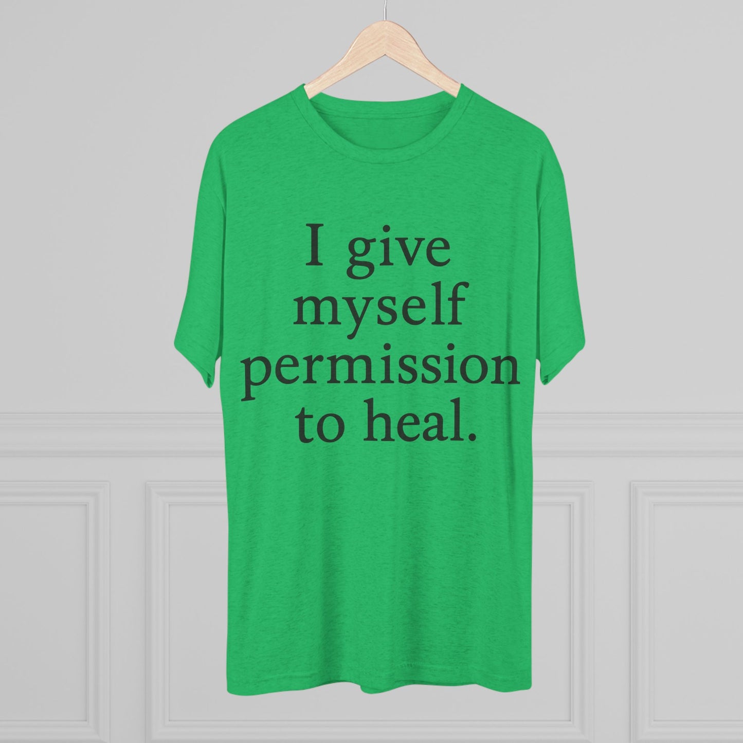 Healing Affirmation T‑Shirt — "I give myself permission to heal." - HealthandlifestylewChiny