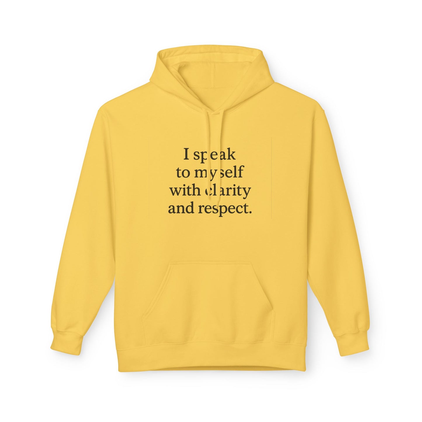 I Speak to Myself Hoodie — Self-Talk Affirmation Pullover - HealthandlifestylewChiny