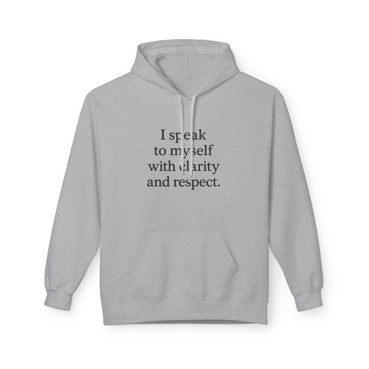 I Speak to Myself Hoodie — Self-Talk Affirmation Pullover - HealthandlifestylewChiny