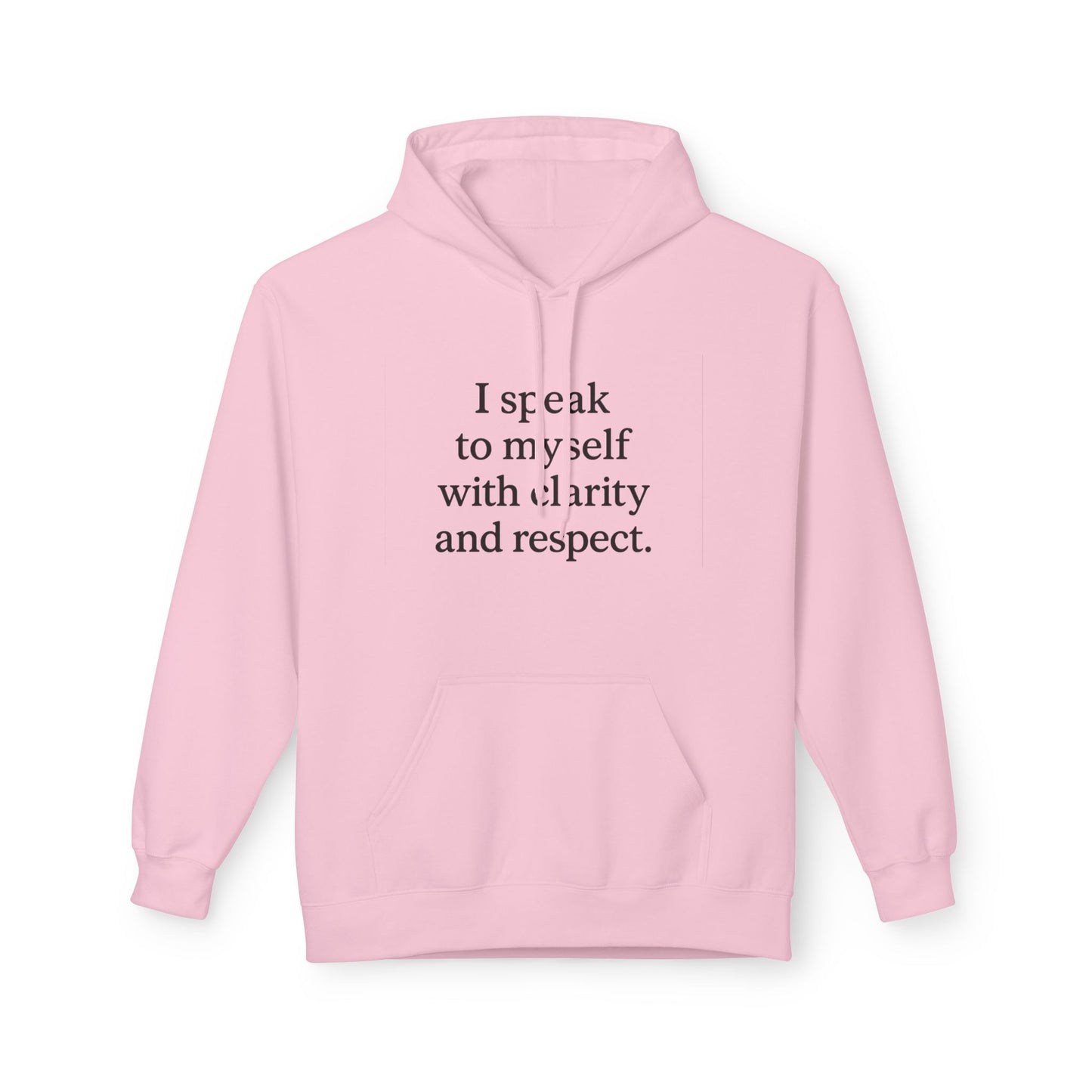 I Speak to Myself Hoodie — Self-Talk Affirmation Pullover - HealthandlifestylewChiny
