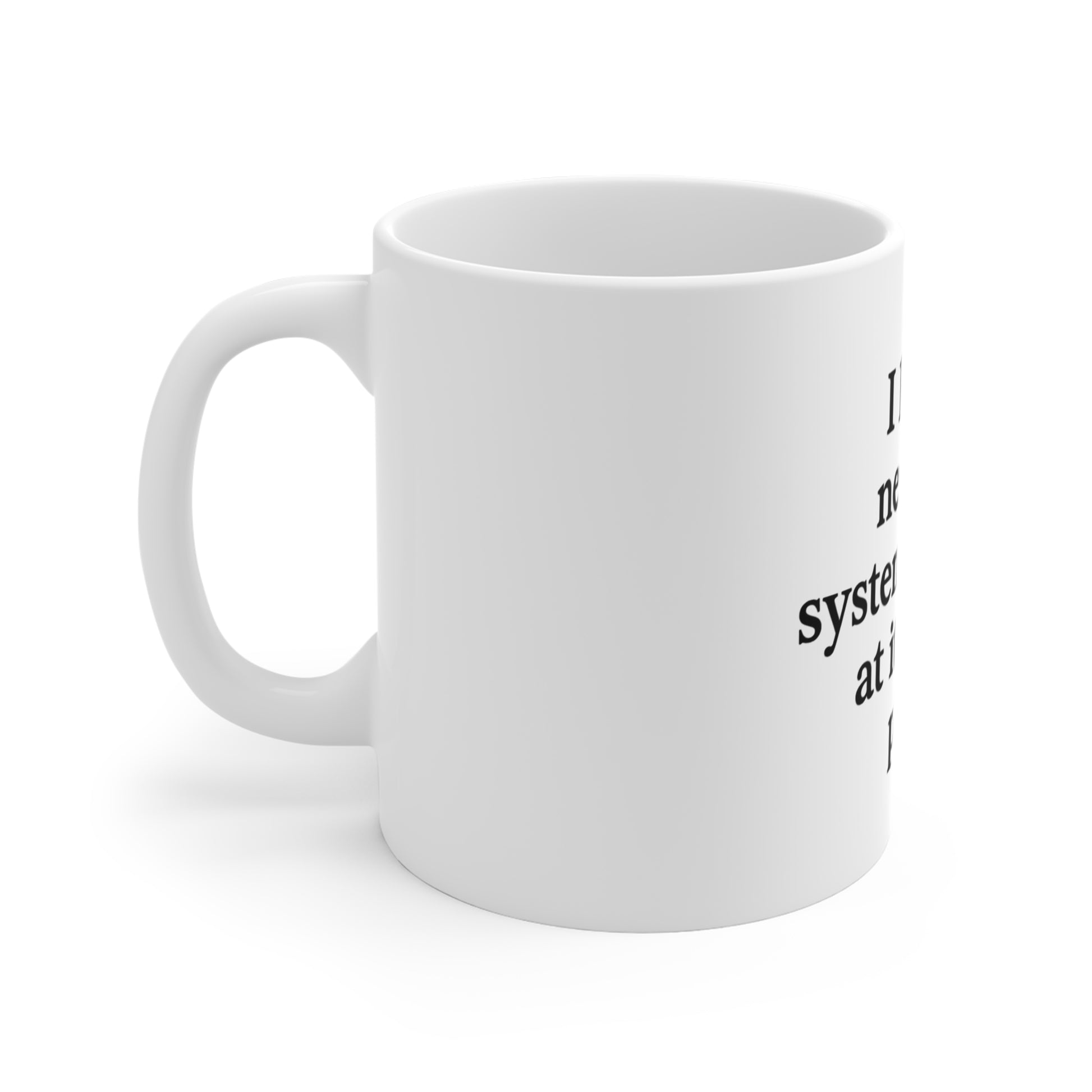I Let My Nervous System Unwind Mug — 11oz Calm Affirmation Coffee Cup - HealthandlifestylewChiny