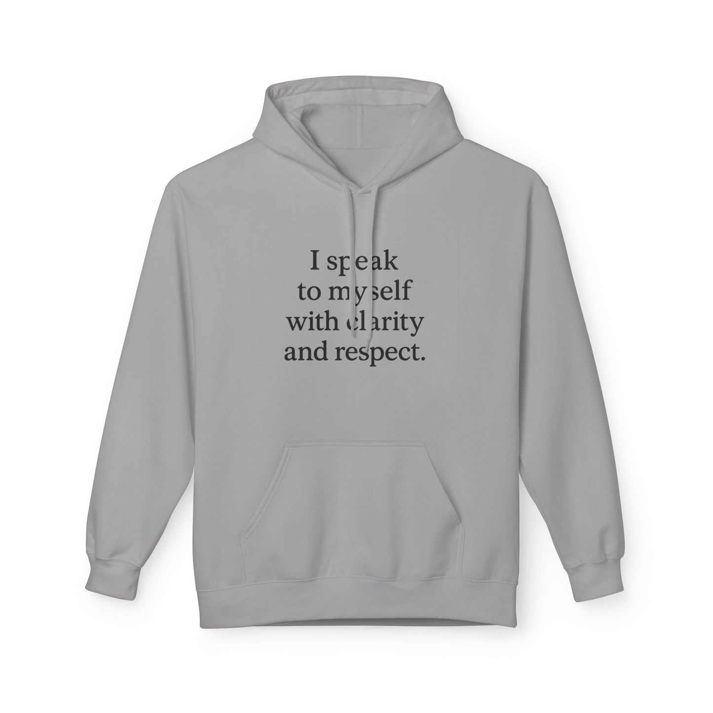 I Speak to Myself Hoodie — Self-Talk Affirmation Pullover - HealthandlifestylewChiny