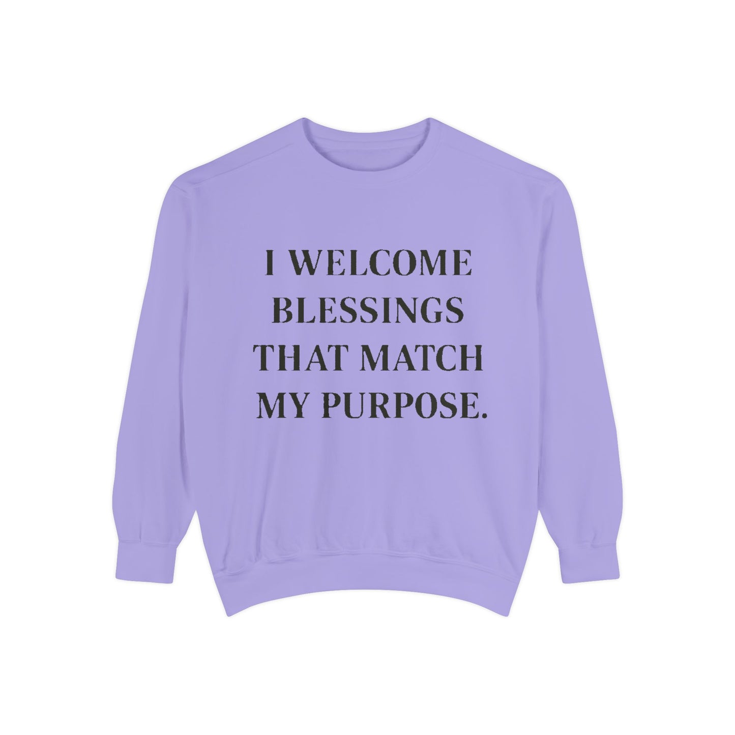 I Welcome Blessings That Match My Purpose Sweatshirt - HealthandlifestylewChiny