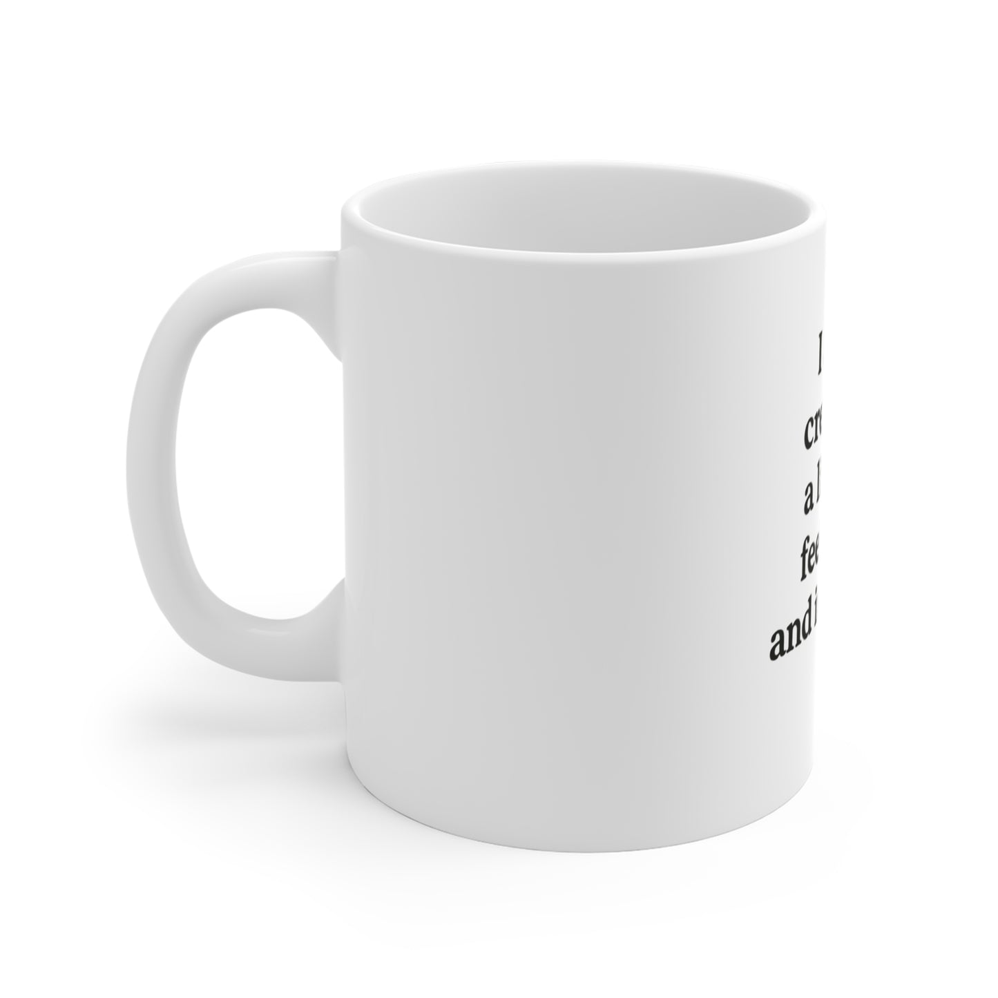 Calm & Intentional Life Mug — 11oz Inspirational Affirmation Coffee Cup - HealthandlifestylewChiny