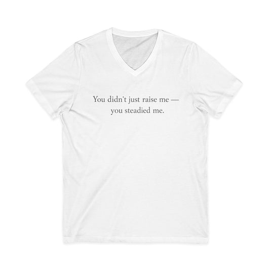 Unisex Jersey Short Sleeve V-Neck Tee