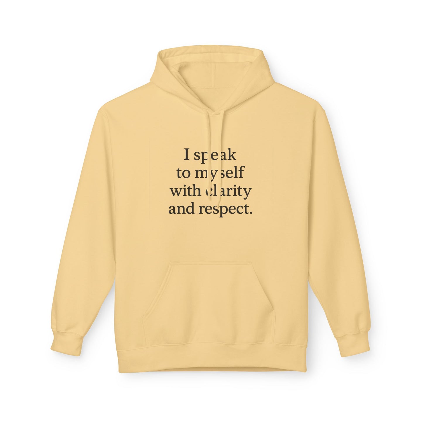 I Speak to Myself Hoodie — Self-Talk Affirmation Pullover - HealthandlifestylewChiny