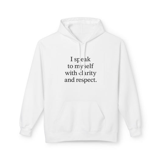I Speak to Myself Hoodie — Self-Talk Affirmation Pullover - HealthandlifestylewChiny