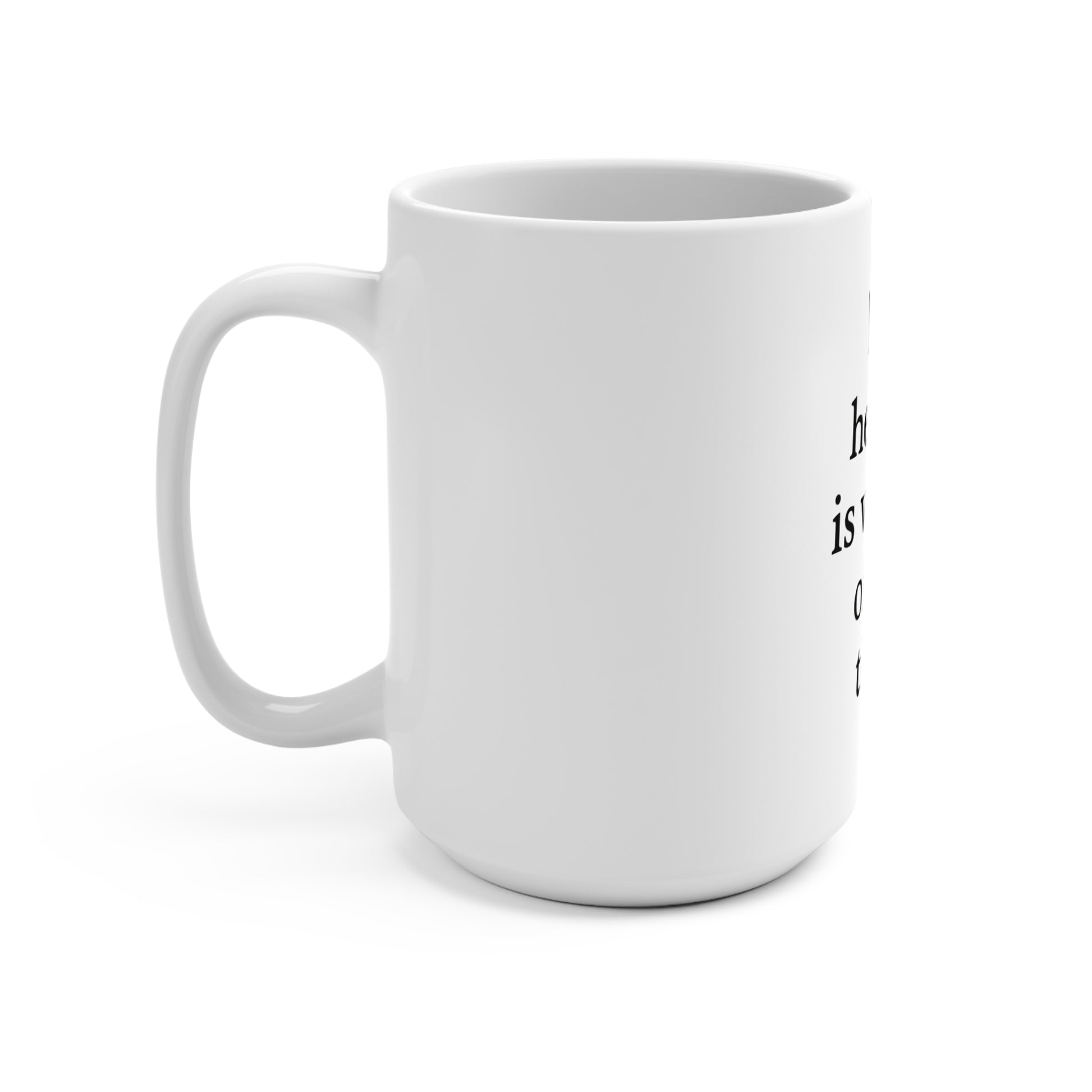 Healing Reminder Mug — “My healing is worthy of my time.” Inspirational 15oz Ceramic Coffee Cup - HealthandlifestylewChiny