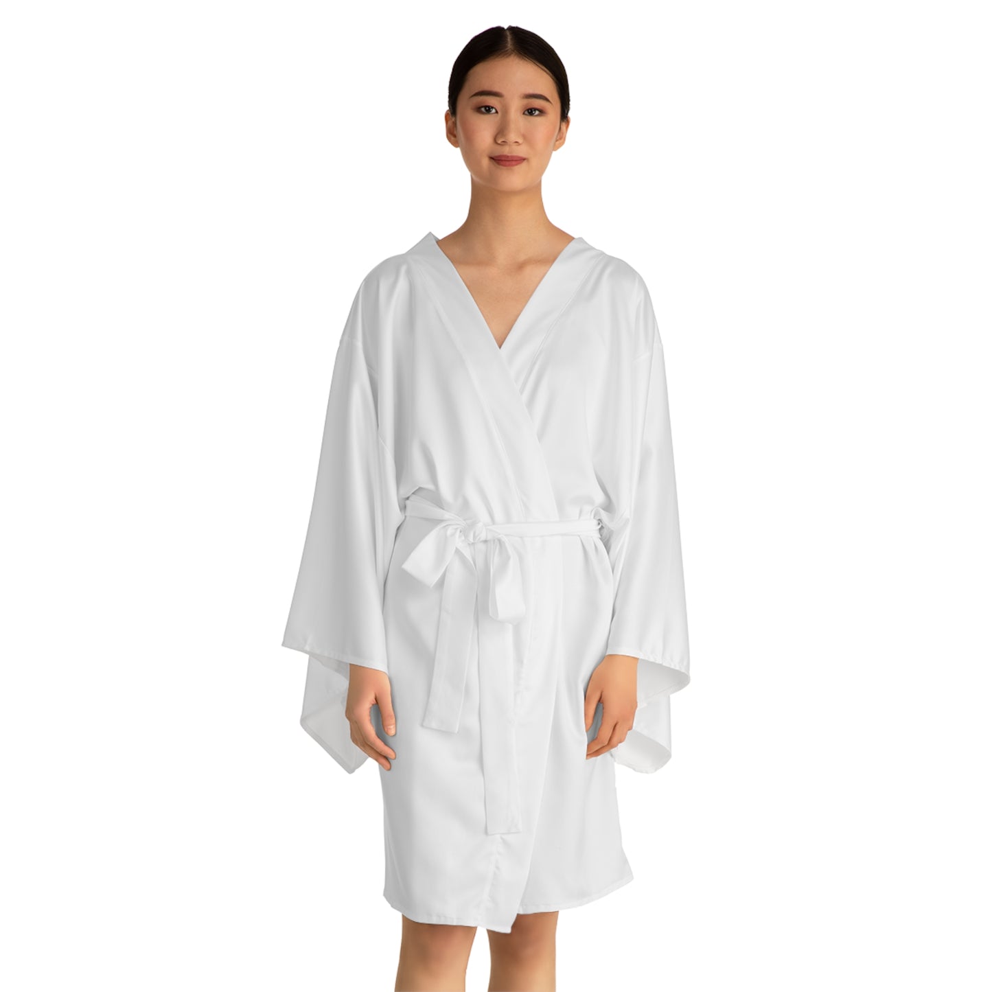 Kimono Robe — "I choose what aligns with my truth." Minimalist Affirmation Loungewear - HealthandlifestylewChiny