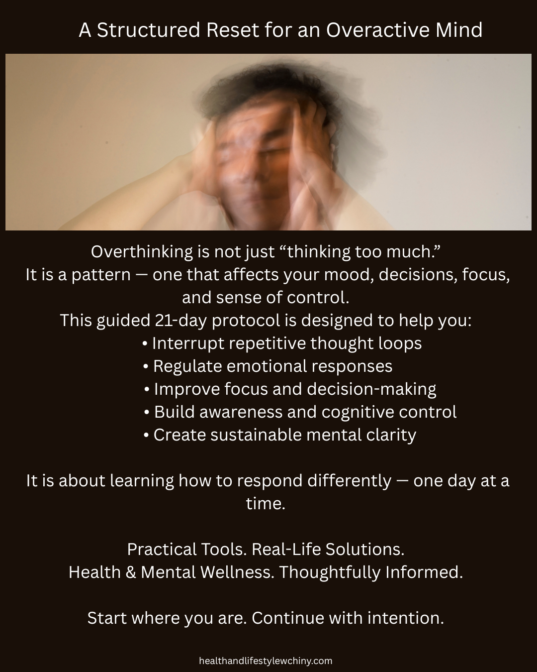 21-Day Thought Reframe Protocol – Cognitive Restructuring & Mindset Reset System (102-Page Workbook) - HealthandlifestylewChiny