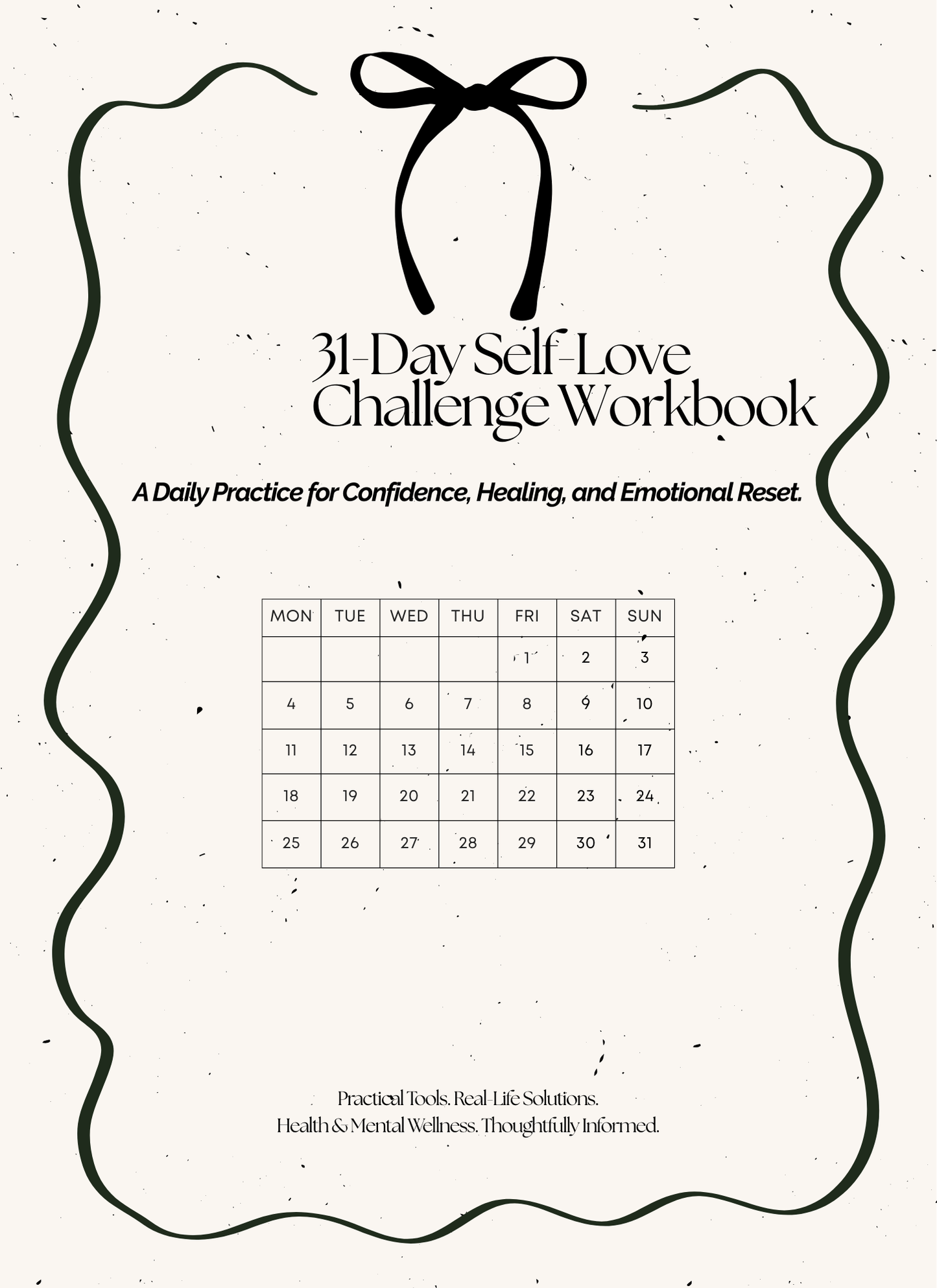 31 Days of Self Love Challenge – Confidence, Identity & Emotional Growth Workbook (118 Pages) - HealthandlifestylewChiny