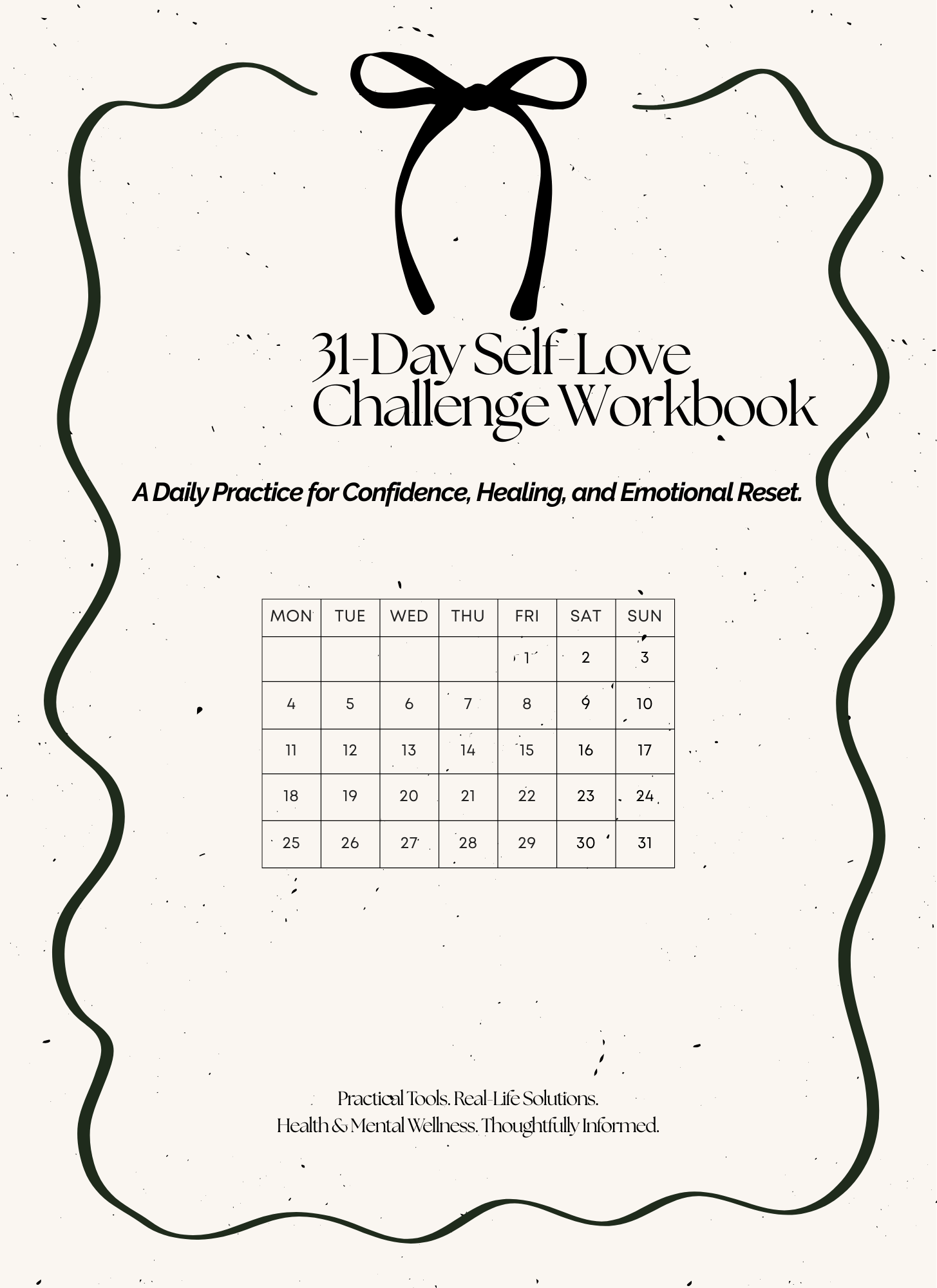 31 Days of Self Love Challenge – Confidence, Identity & Emotional Growth Workbook (118 Pages) - HealthandlifestylewChiny
