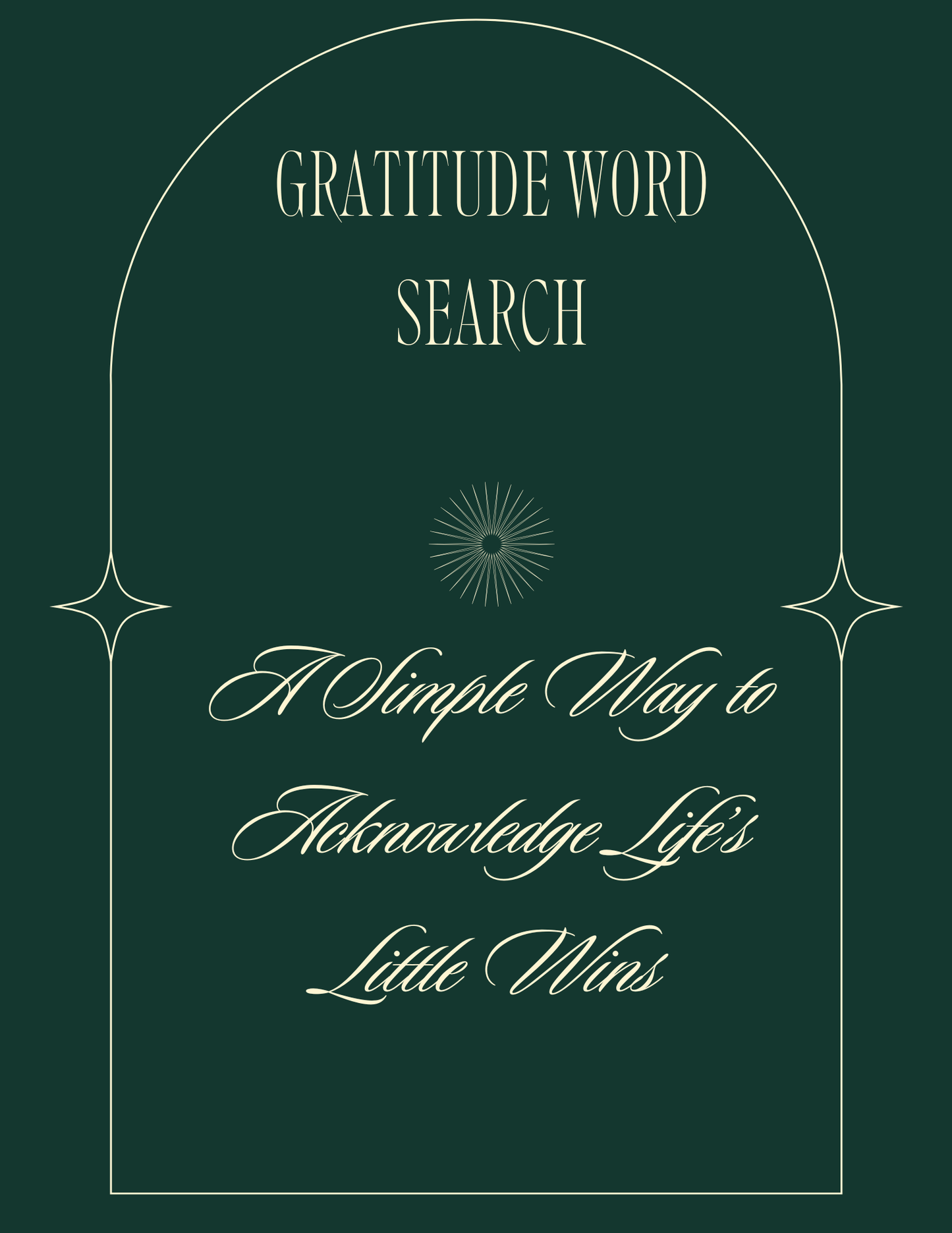 31-Day Gratitude Word Search – Mindful Activity & Reflection Workbook (105 Pages) - HealthandlifestylewChiny