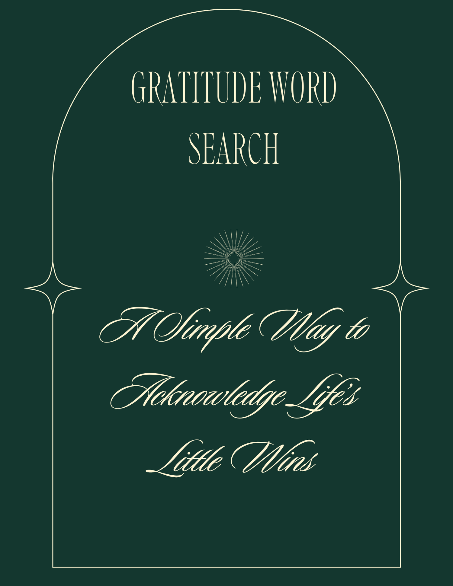 31-Day Gratitude Word Search – Mindful Activity & Reflection Workbook (105 Pages) - HealthandlifestylewChiny