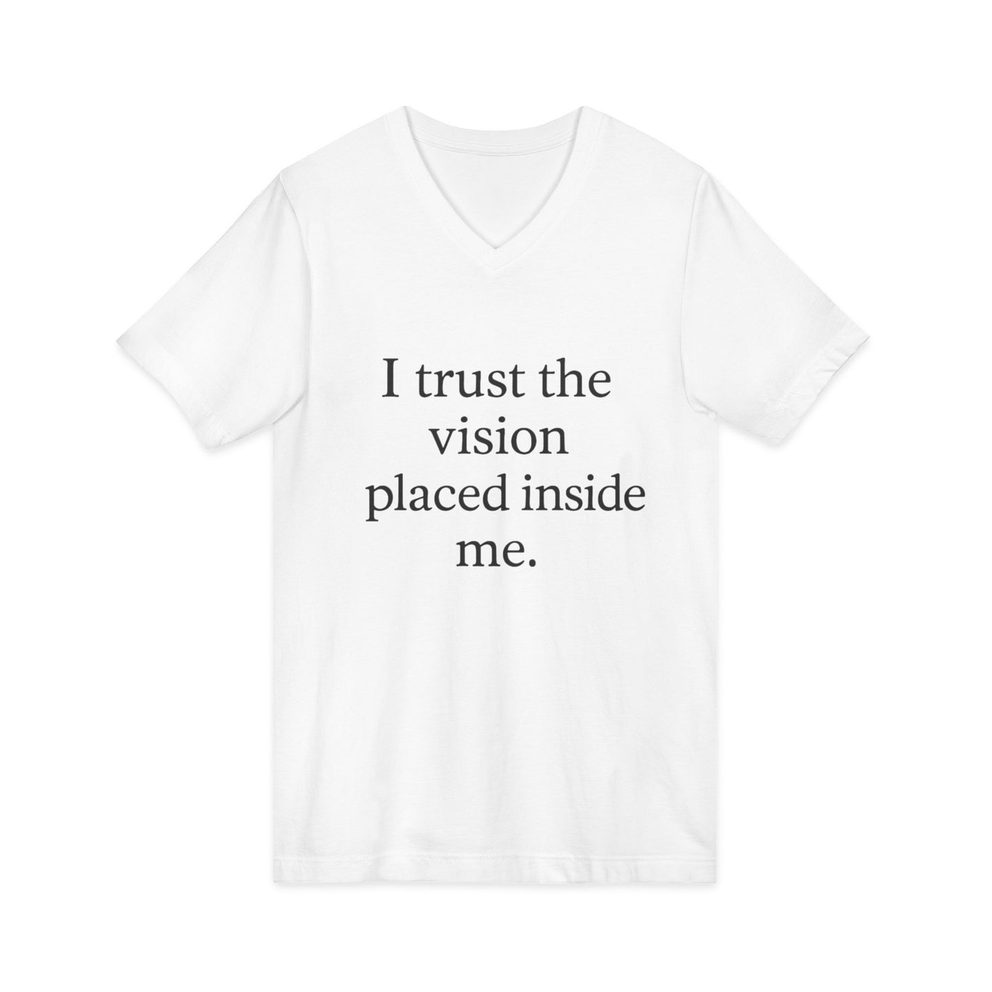 I Trust The Vision V-Neck Tee — Inspirational Women’s Motivational Shirt - HealthandlifestylewChiny