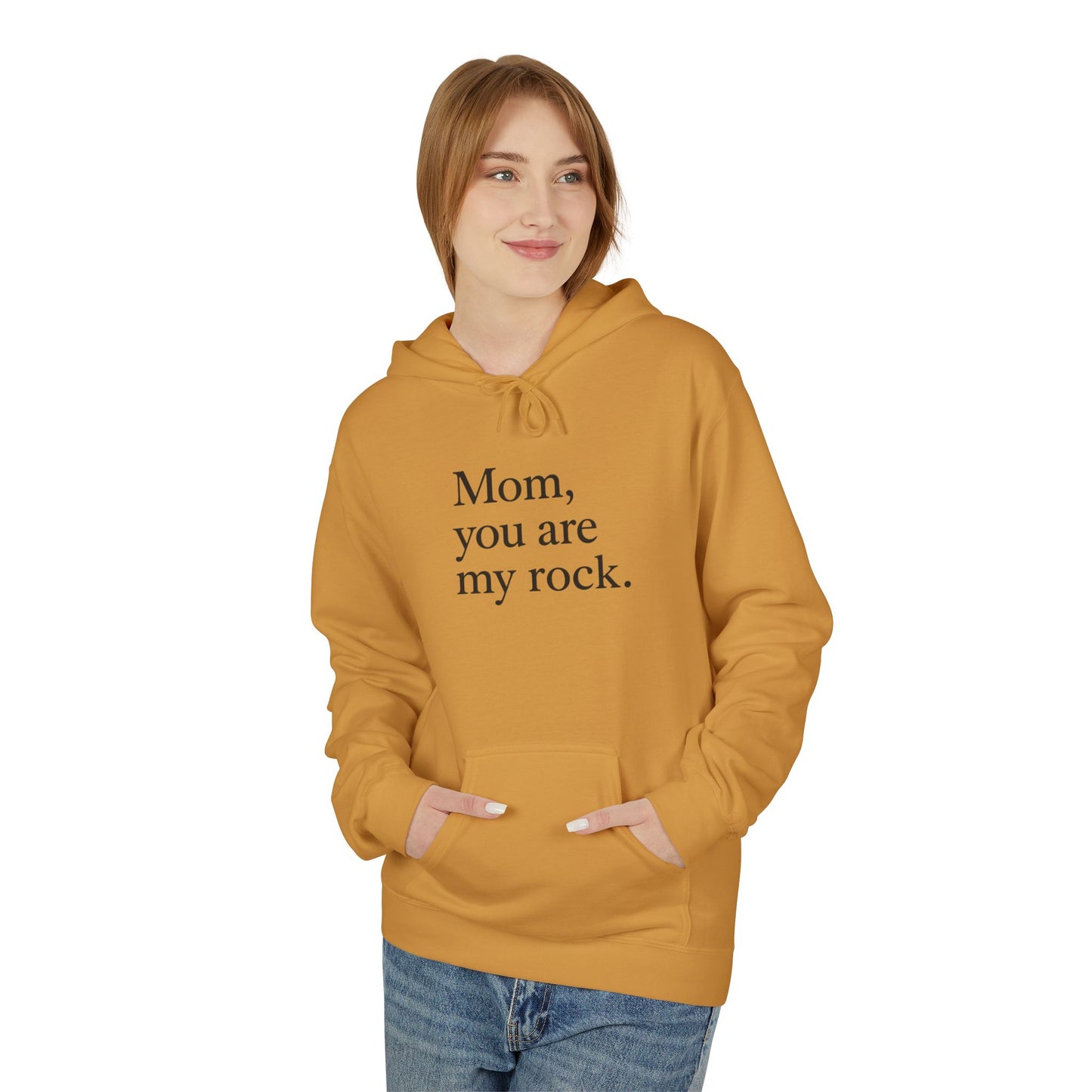 Mom, You Are My Rock Hoodie — Mother's Day Sentimental Pullover - HealthandlifestylewChiny