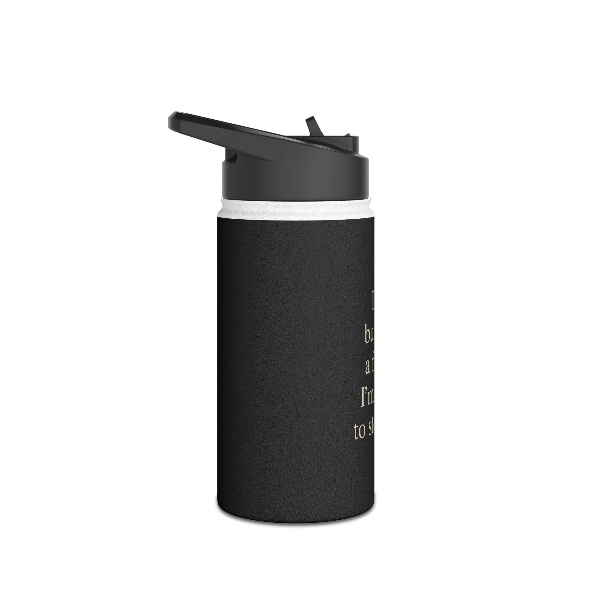 Inspirational Stainless Steel Water Bottle — "I am building a future I'm proud to step into." - HealthandlifestylewChiny