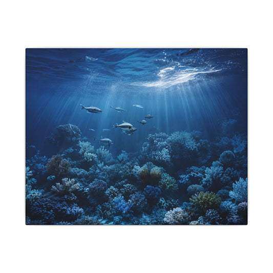 Underwater Ocean Reef Canvas Print