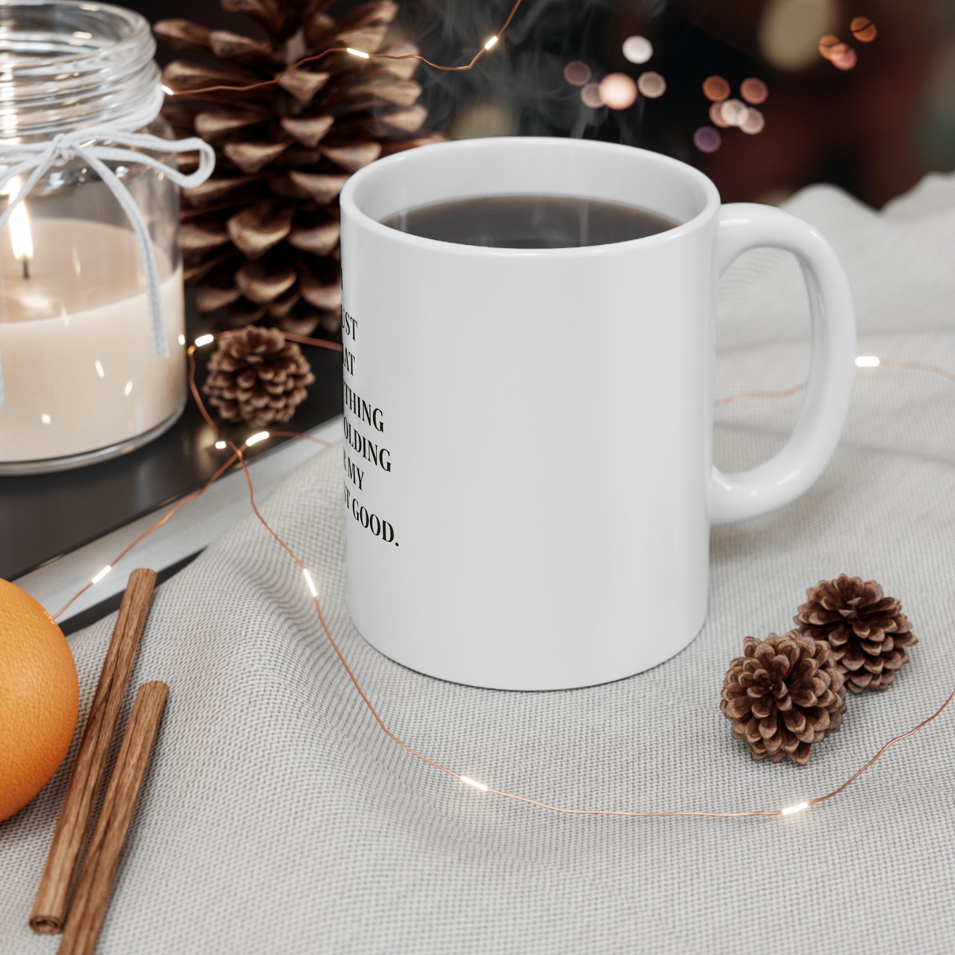 I Trust That Everything Is Unfolding For My Highest Good Mug — 11oz Inspirational Coffee Cup - HealthandlifestylewChiny