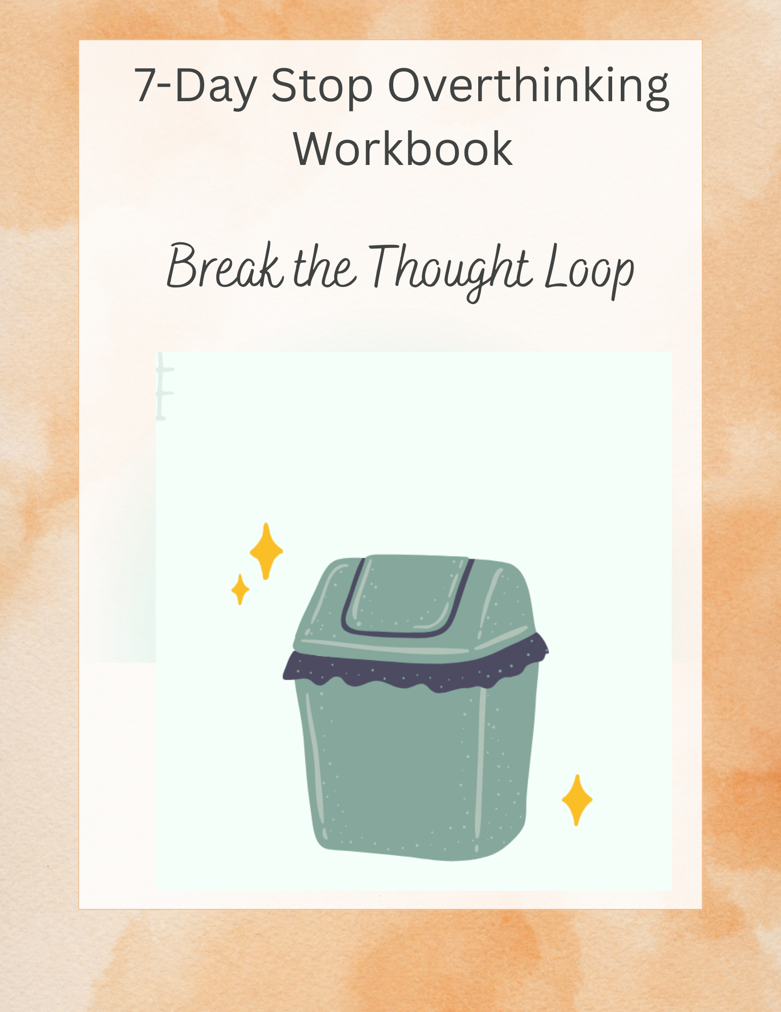 7-Day Stop Overthinking Workbook – Mental Clarity & Thought Reset System - HealthandlifestylewChiny
