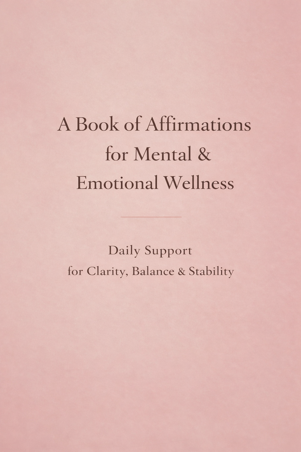 A Book of Affirmations – Daily Mindset, Confidence & Positive Thinking Guide - HealthandlifestylewChiny