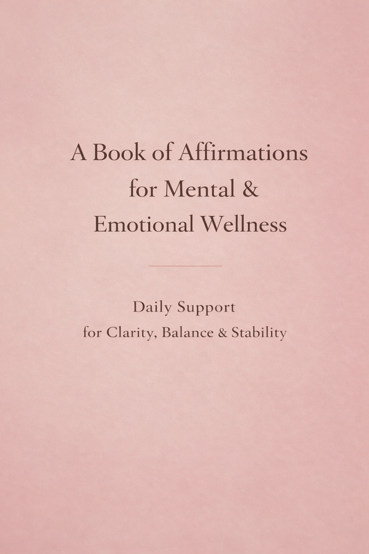 A Book of Affirmations – Daily Mindset, Confidence & Positive Thinking Guide - HealthandlifestylewChiny