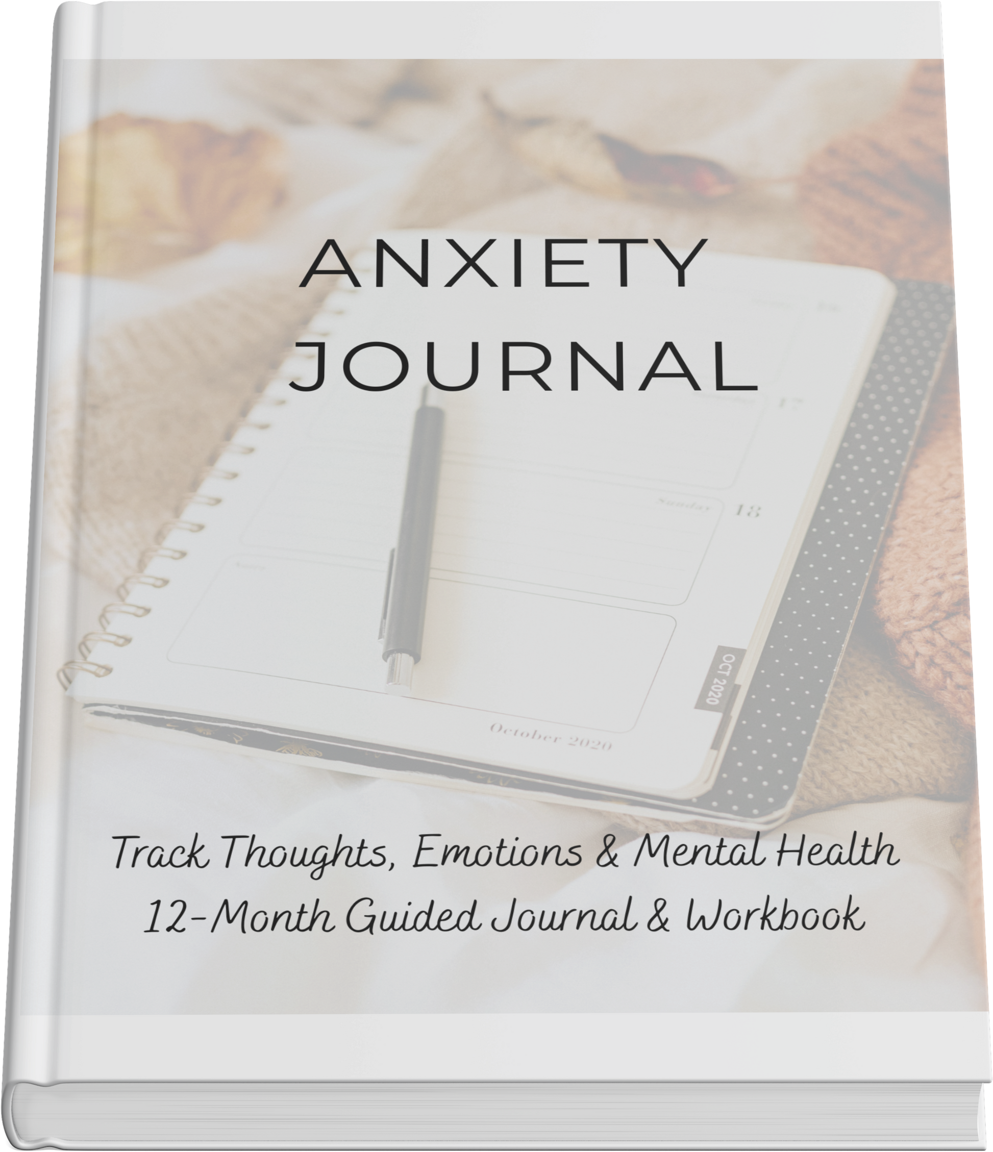 Anxiety Journal – 12 Month Guided Workbook - HealthandlifestylewChiny