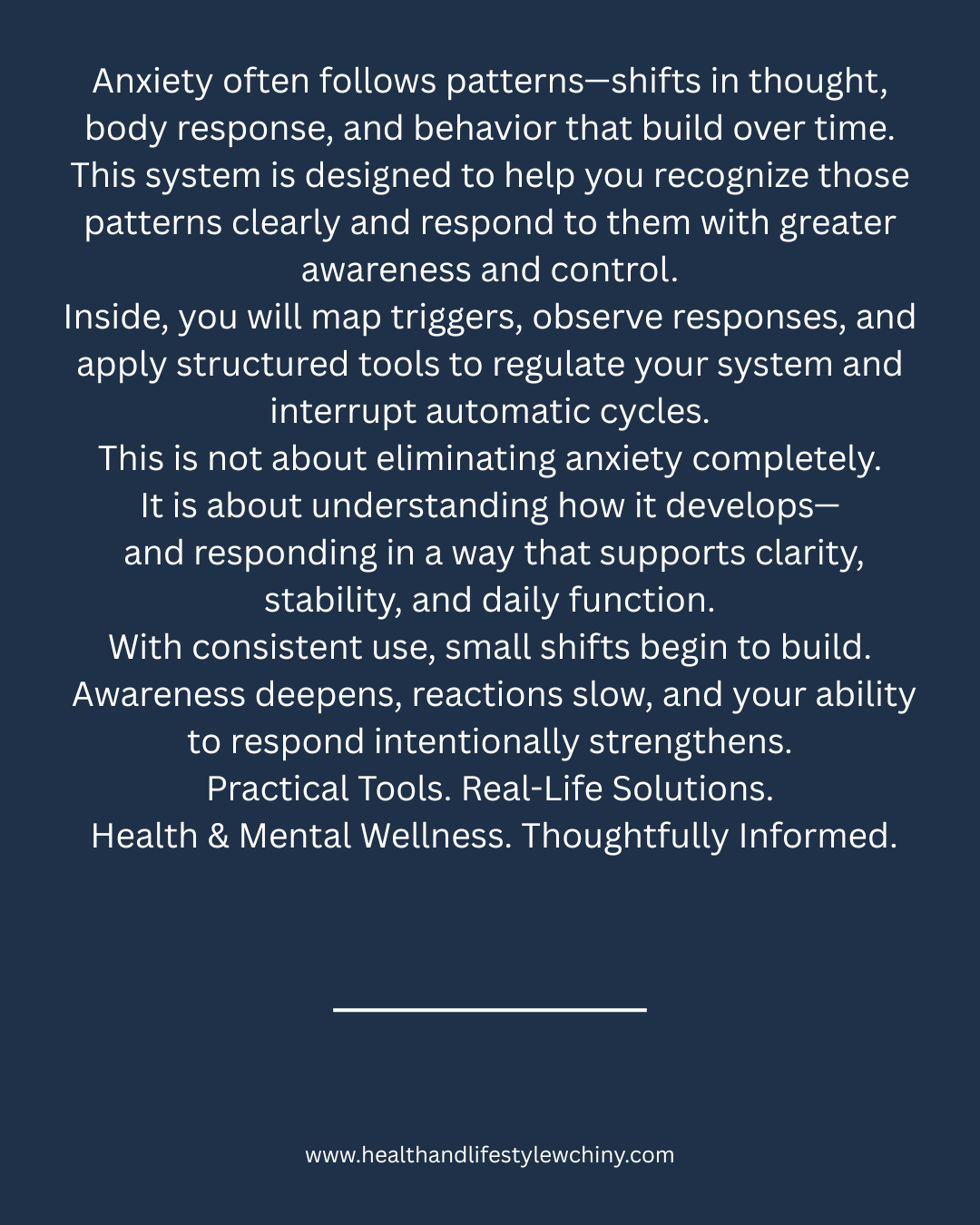 Anxiety Response and Regulation Tracker - HealthandlifestylewChiny