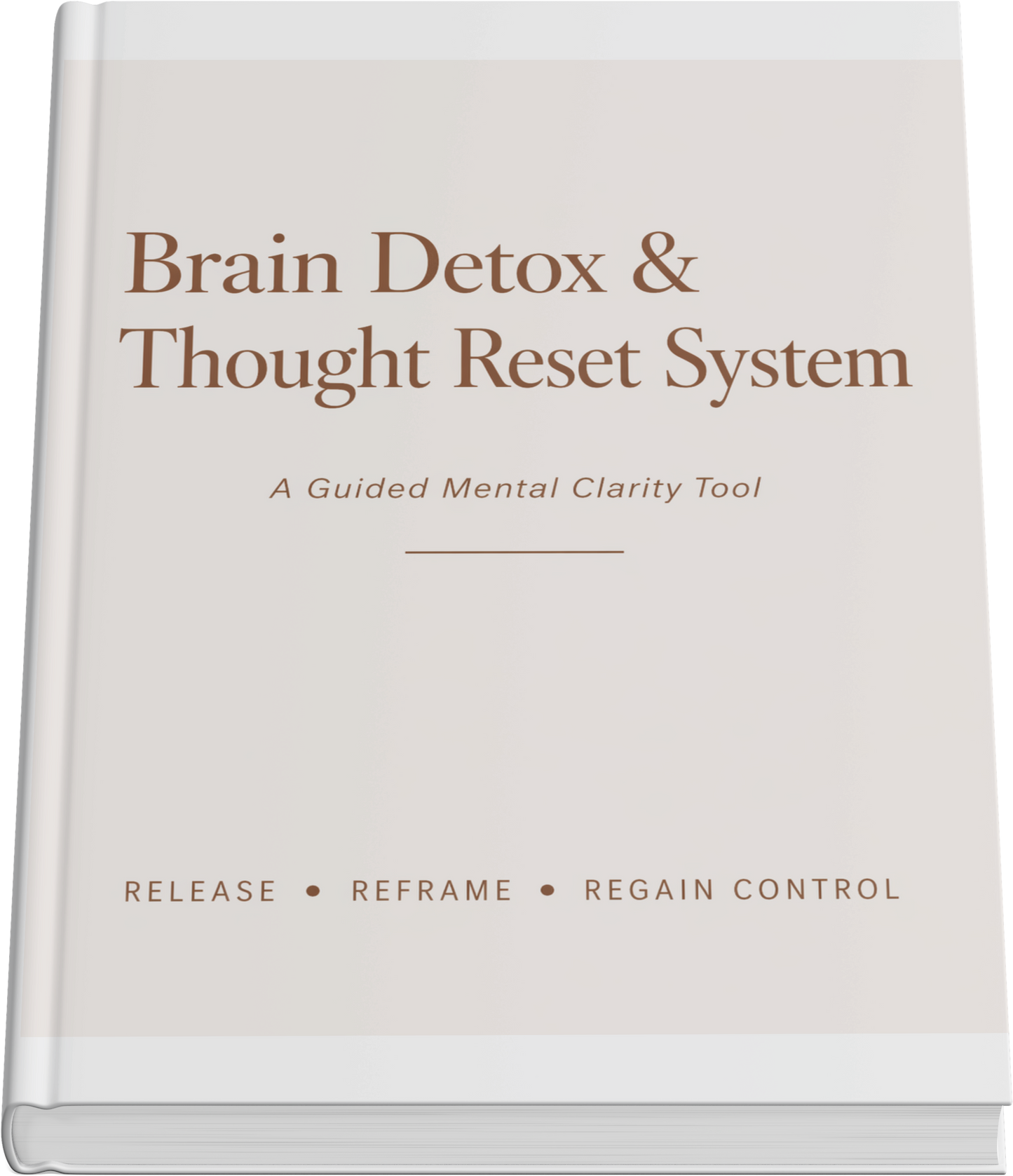 Brain Detox Sheet – Thought Reframe &amp; Mental Clarity Tracker: A simple guided tool to help you release mental clutter, reframe thoughts, and build emotional clarity. - HealthandlifestylewChiny