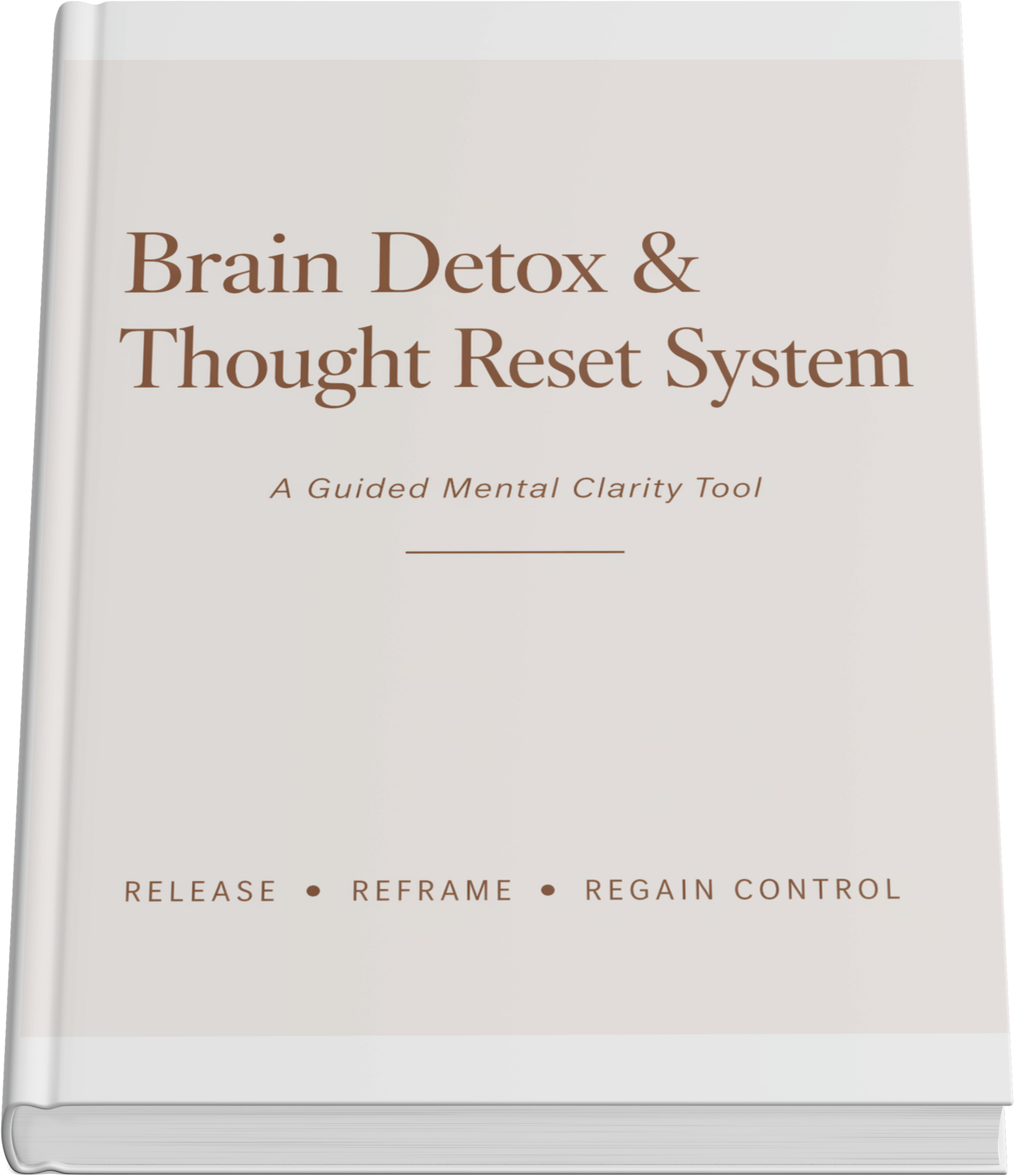 Brain Detox Sheet – Thought Reframe &amp; Mental Clarity Tracker: A simple guided tool to help you release mental clutter, reframe thoughts, and build emotional clarity. - HealthandlifestylewChiny