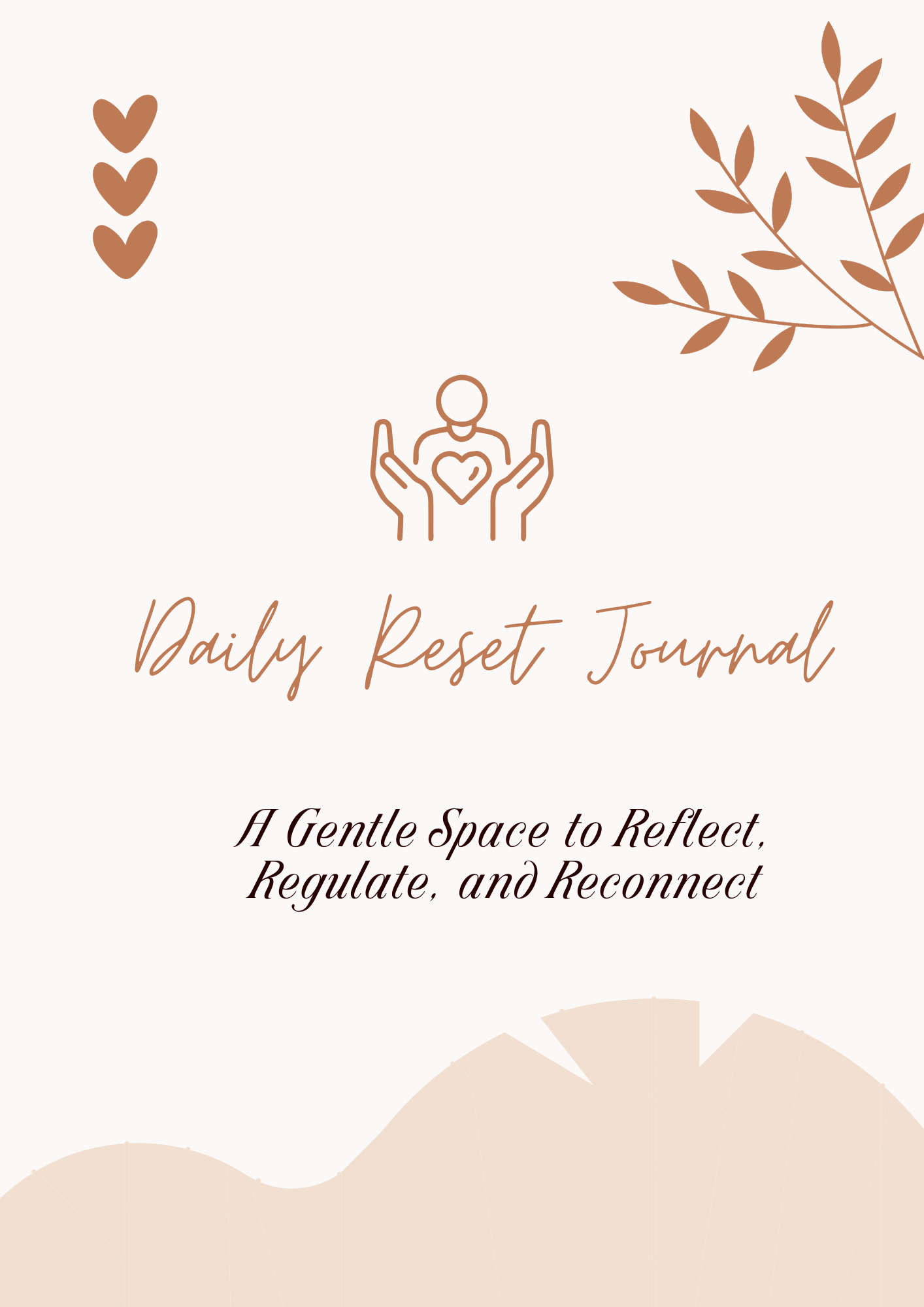 Daily Reset Journal – A Gentle Space to Reflect, Regulate, and Reconnect - HealthandlifestylewChiny