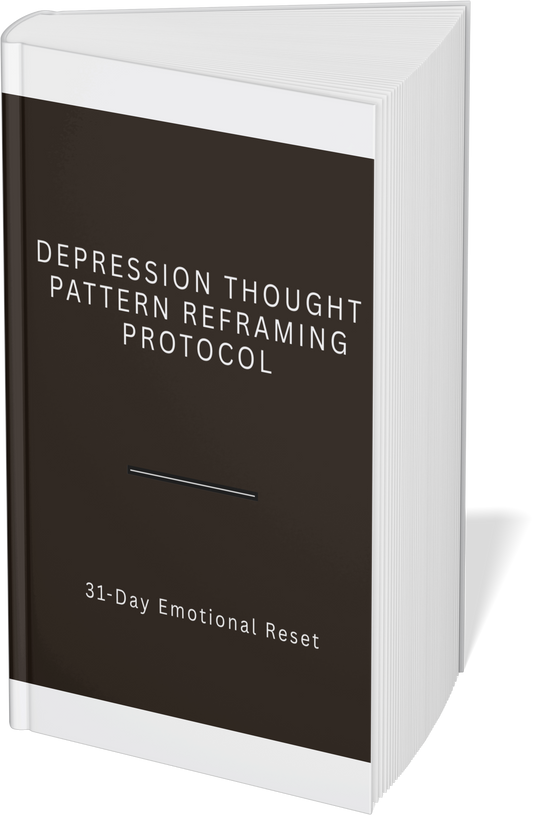 Depression Thought Pattern Reframing Protocol: 31-Day Emotional Reset System - HealthandlifestylewChiny