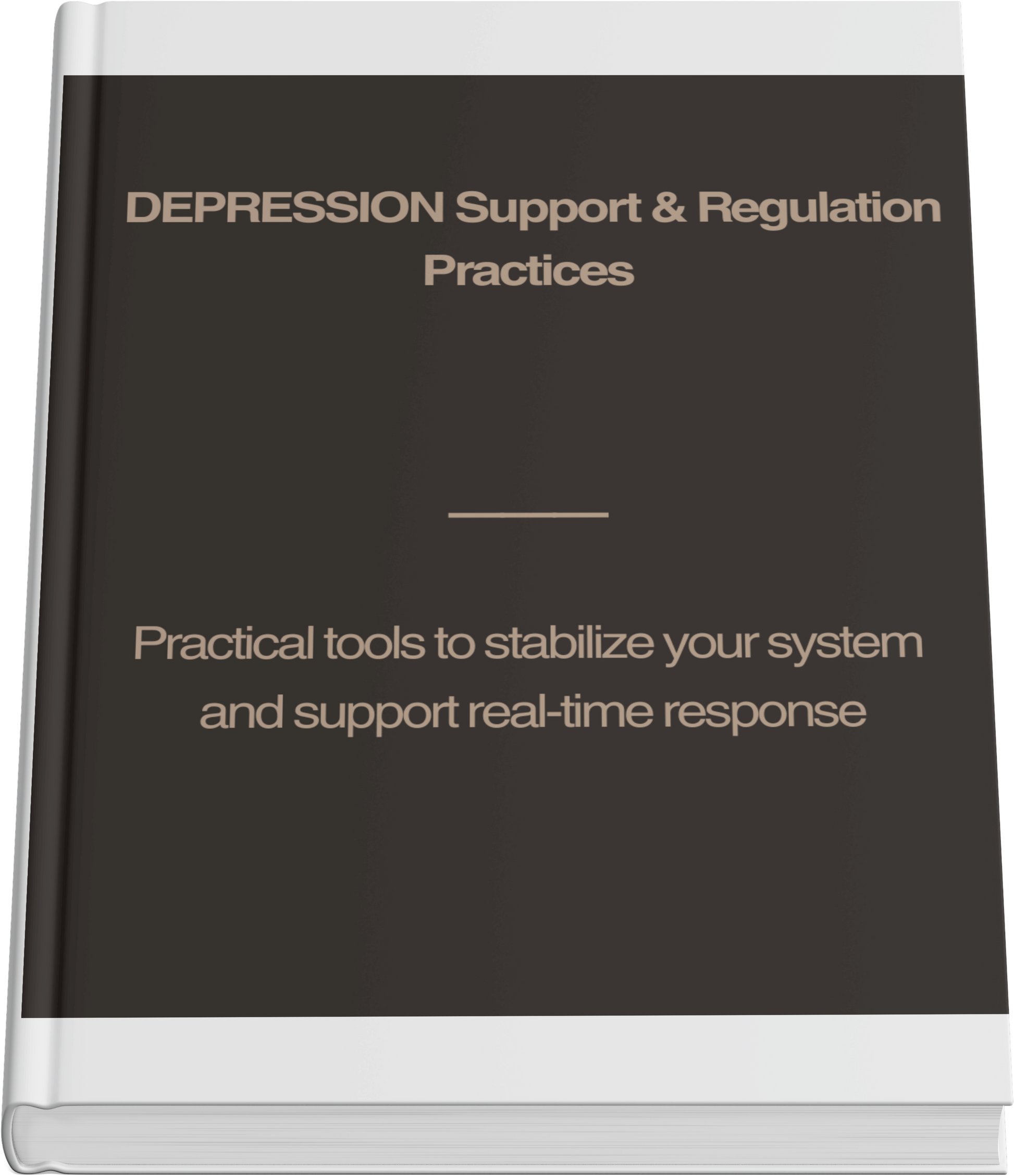 Depression Support & Regulation Practices – Stabilize Your System and Support Gradual Re-Engagement (33 Pages) - HealthandlifestylewChiny