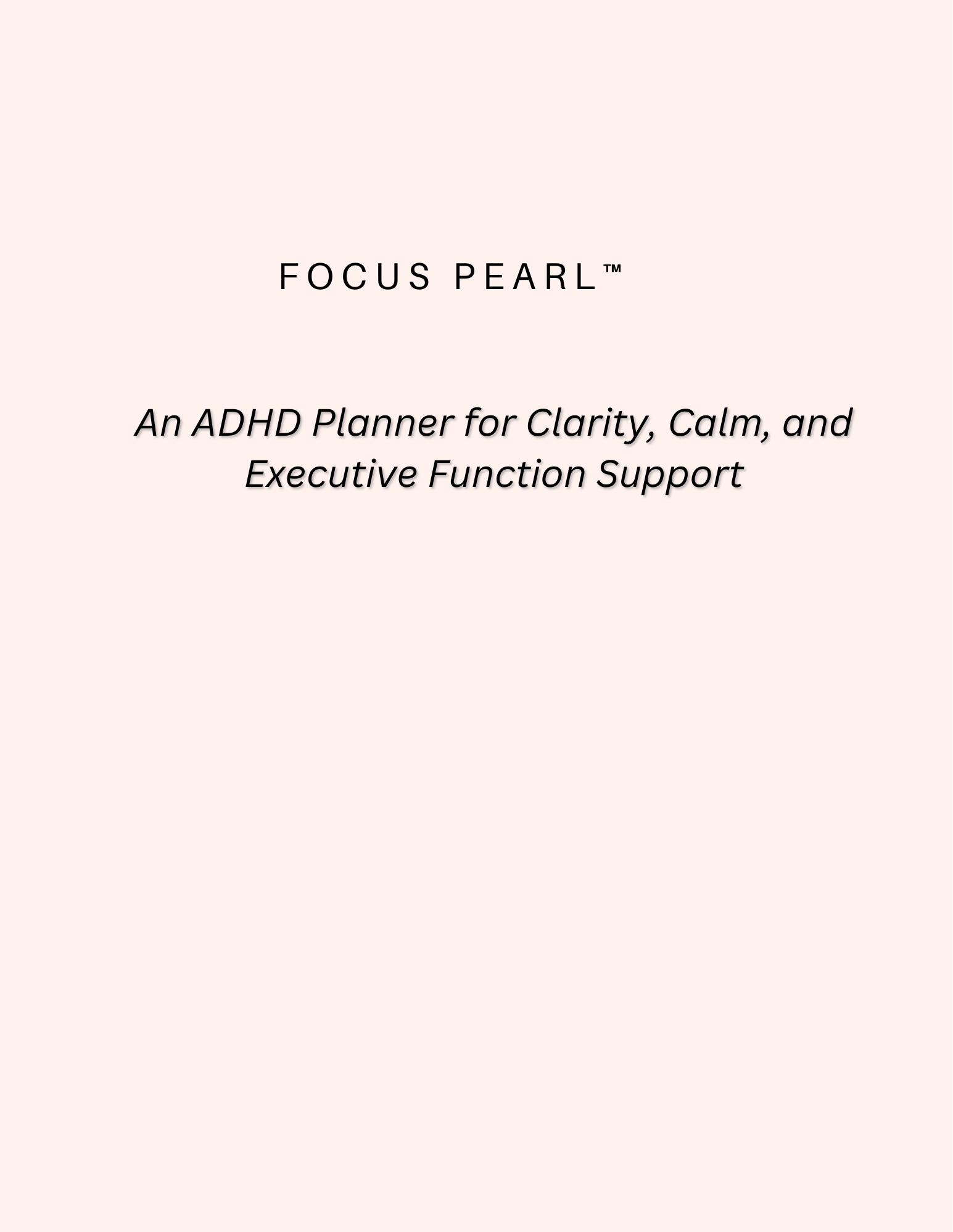 Practical ADHD Tools – Focus & Follow-Through Planner (Digital PDF) - HealthandlifestylewChiny