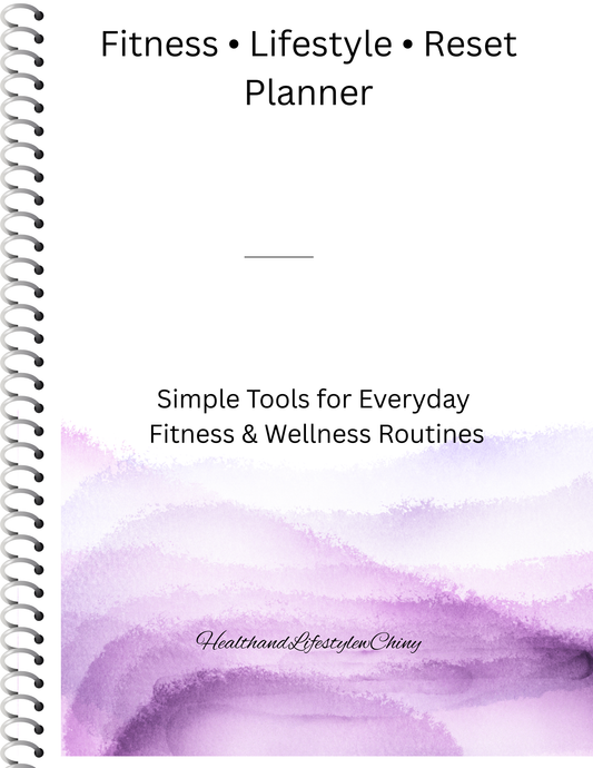 Fitness • Lifestyle • Reset Planner - HealthandlifestylewChiny