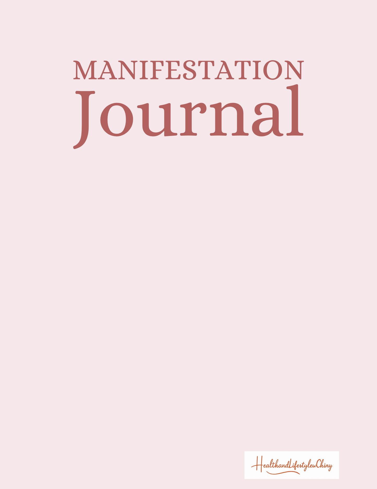 Manifestation Journal: Guided Digital Workbook for Clarity & Intentional Growth - HealthandlifestylewChiny