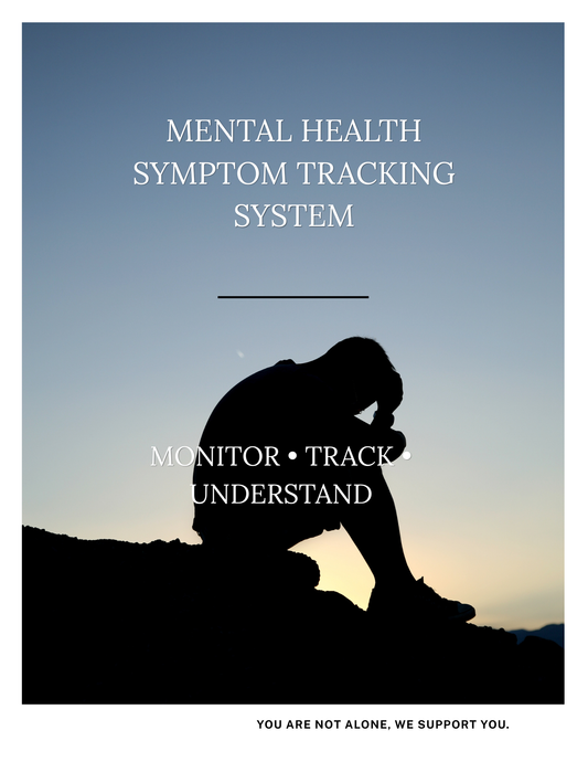 Mental Health Symptom Tracker – 33-Page Daily Monitoring & Pattern Awareness Tool - HealthandlifestylewChiny