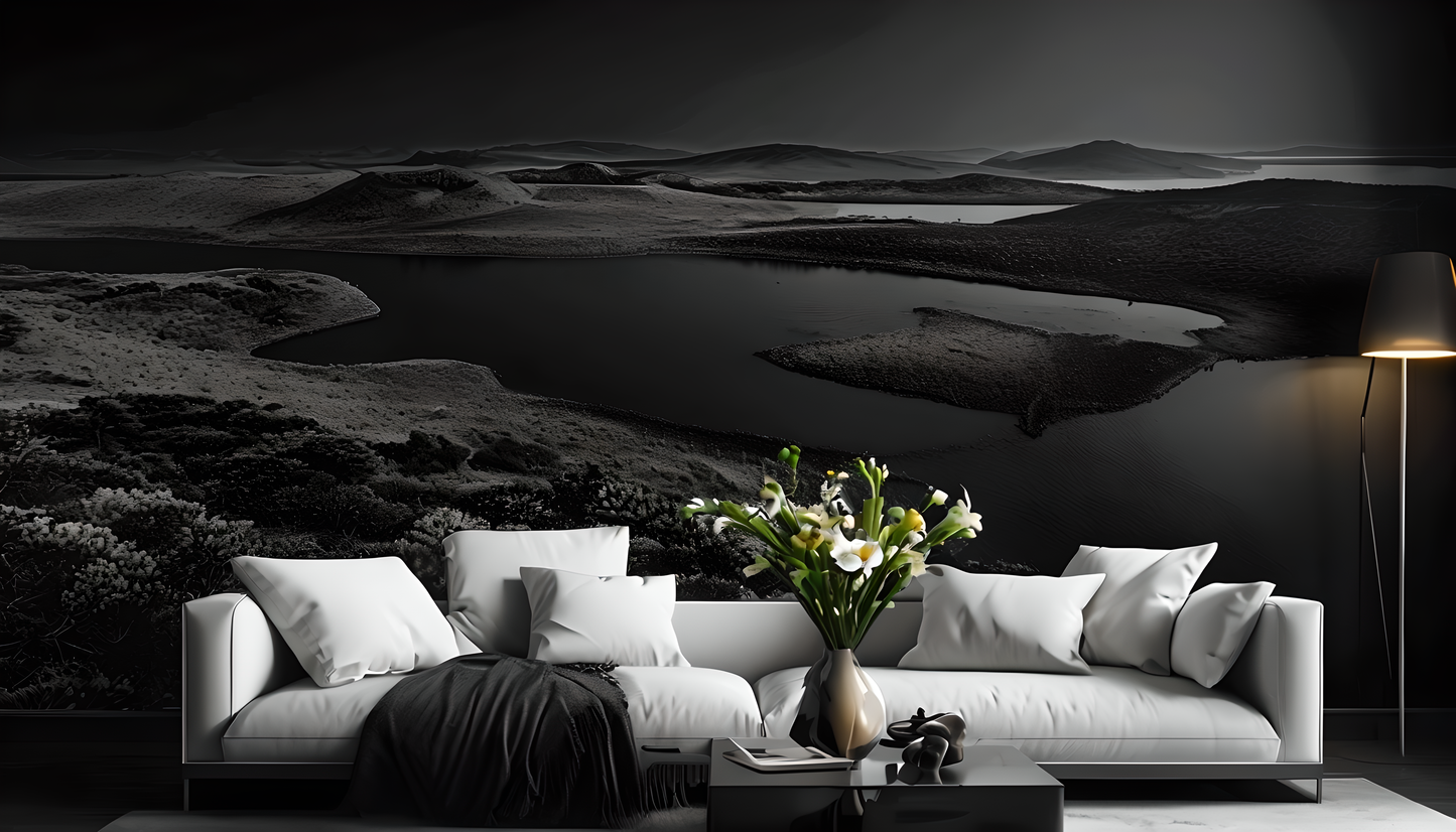 Midnight Horizon Escape – Luxury Landscape Wall Art