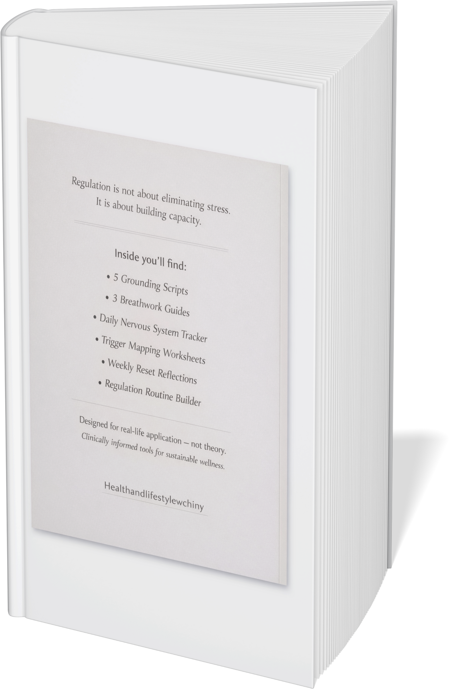 Nervous System Reset Toolkit: Emotional Regulation and Stress Recovery Workbook - HealthandlifestylewChiny